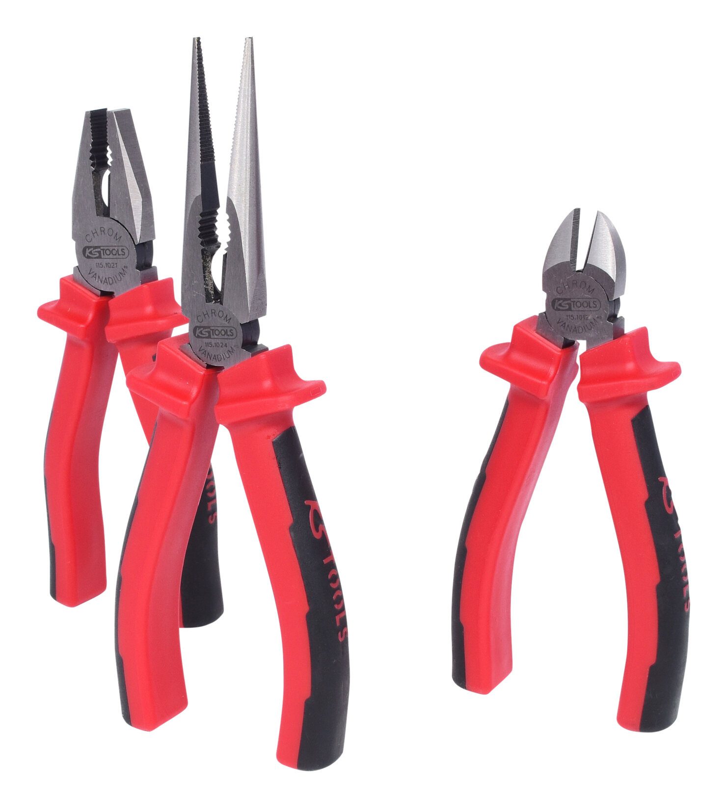 KS Tools Zangenset ERGOTORQUE, 3-tlg., Zangen-Satz, 3-teilig