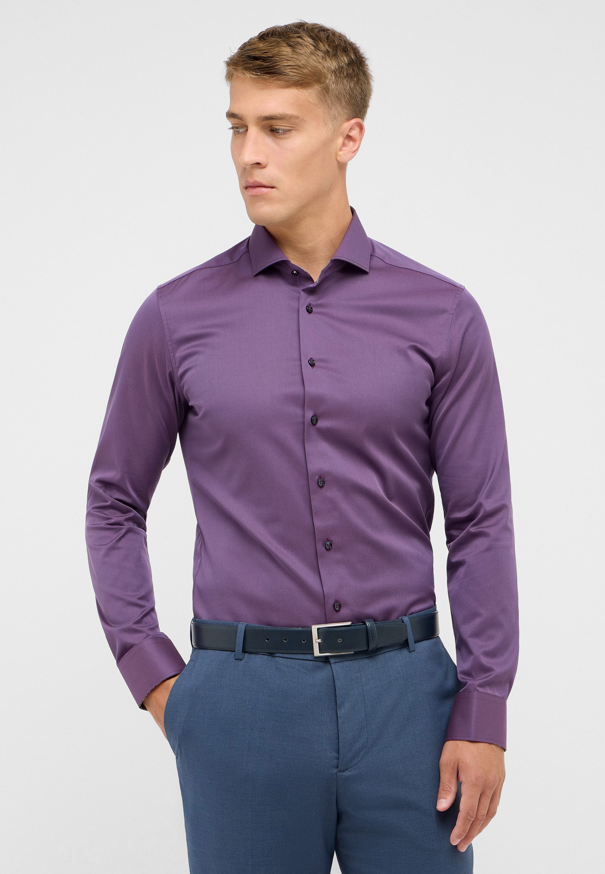 Eterna Langarmhemd SLIM FIT NON IRON günstig online kaufen