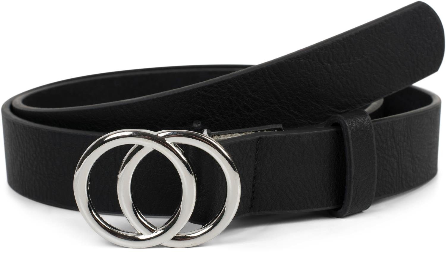 styleBREAKER Synthetikgürtel Gürtel mit Ringschnalle (1-St)
