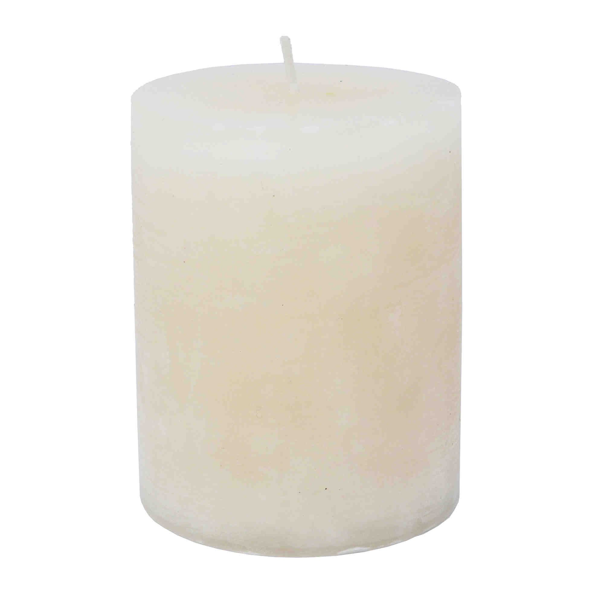 B&S Stumpenkerze Stumpenkerze durchgefärbt champagner 10 x Ø 8 cm (1-tlg)