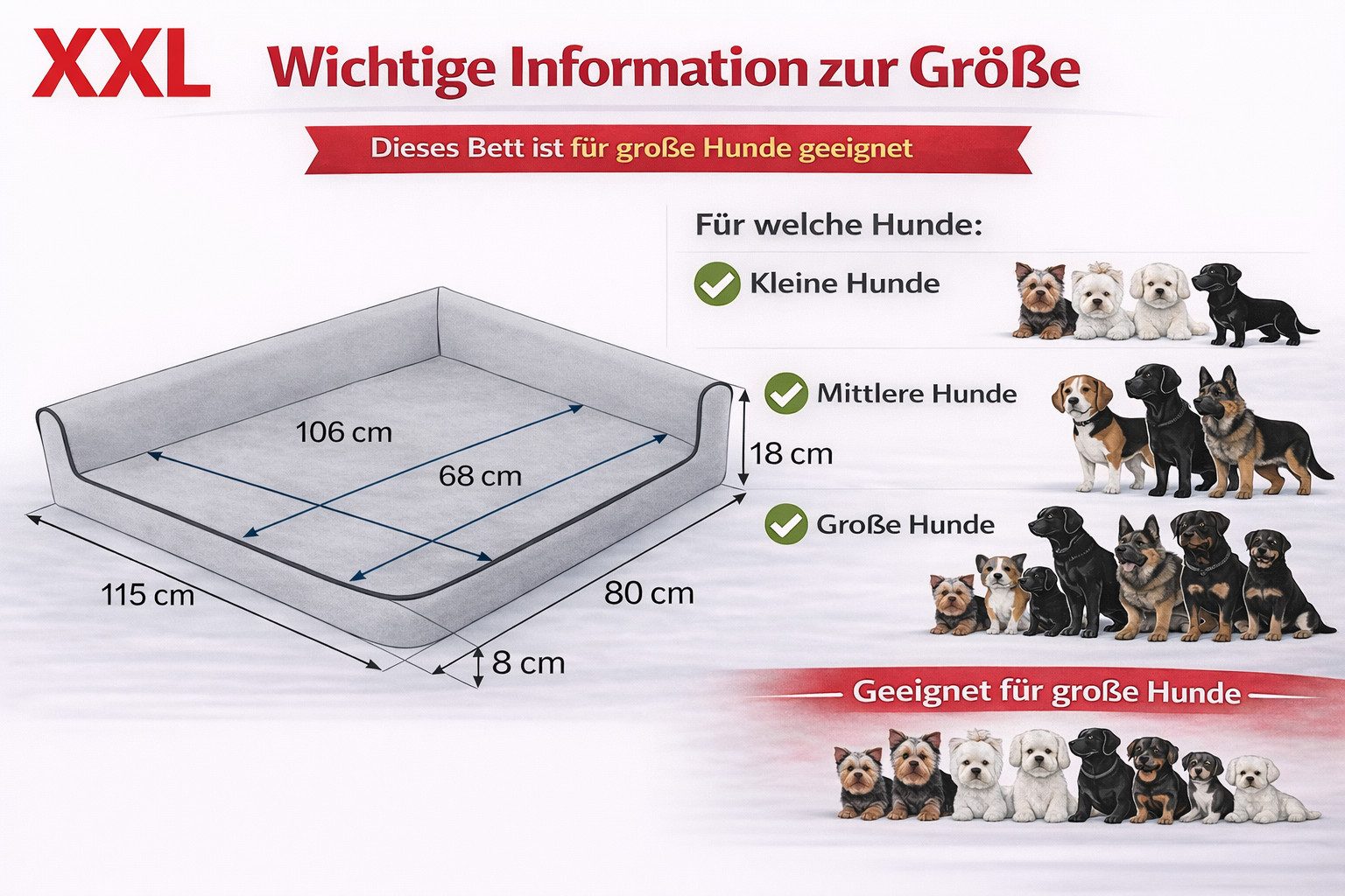 Hobbydog Tierbett HOBBYDOG Tierbett Hundebett Sofa mit Reißverschluss, pflegeleicht, abnehmbarer Bezug mit Reißverschluss, waschbar bei 30 °C
