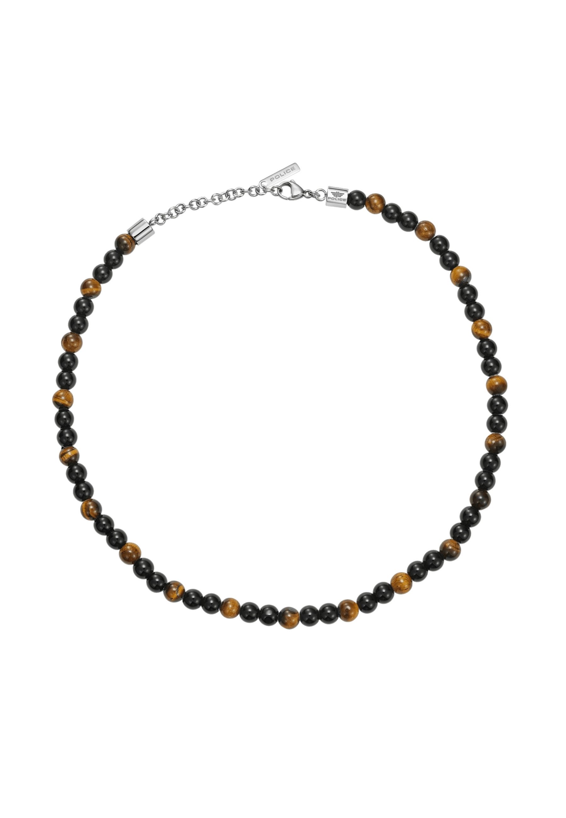 Valentinstagsgeschenk Police Collier Spheres Halskette Für Herren (Set), weiß