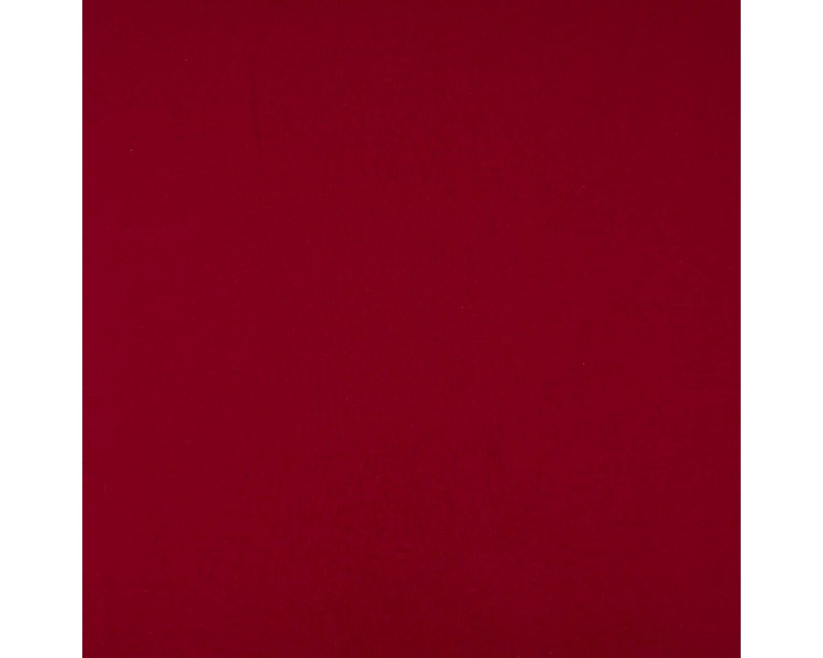 Thumbnail - SCHÖNER LEBEN. Stoff Baumwolljersey Organic Bio Jersey einfarbig bordeaux rot 1,5m Breite, allergikergeeignet