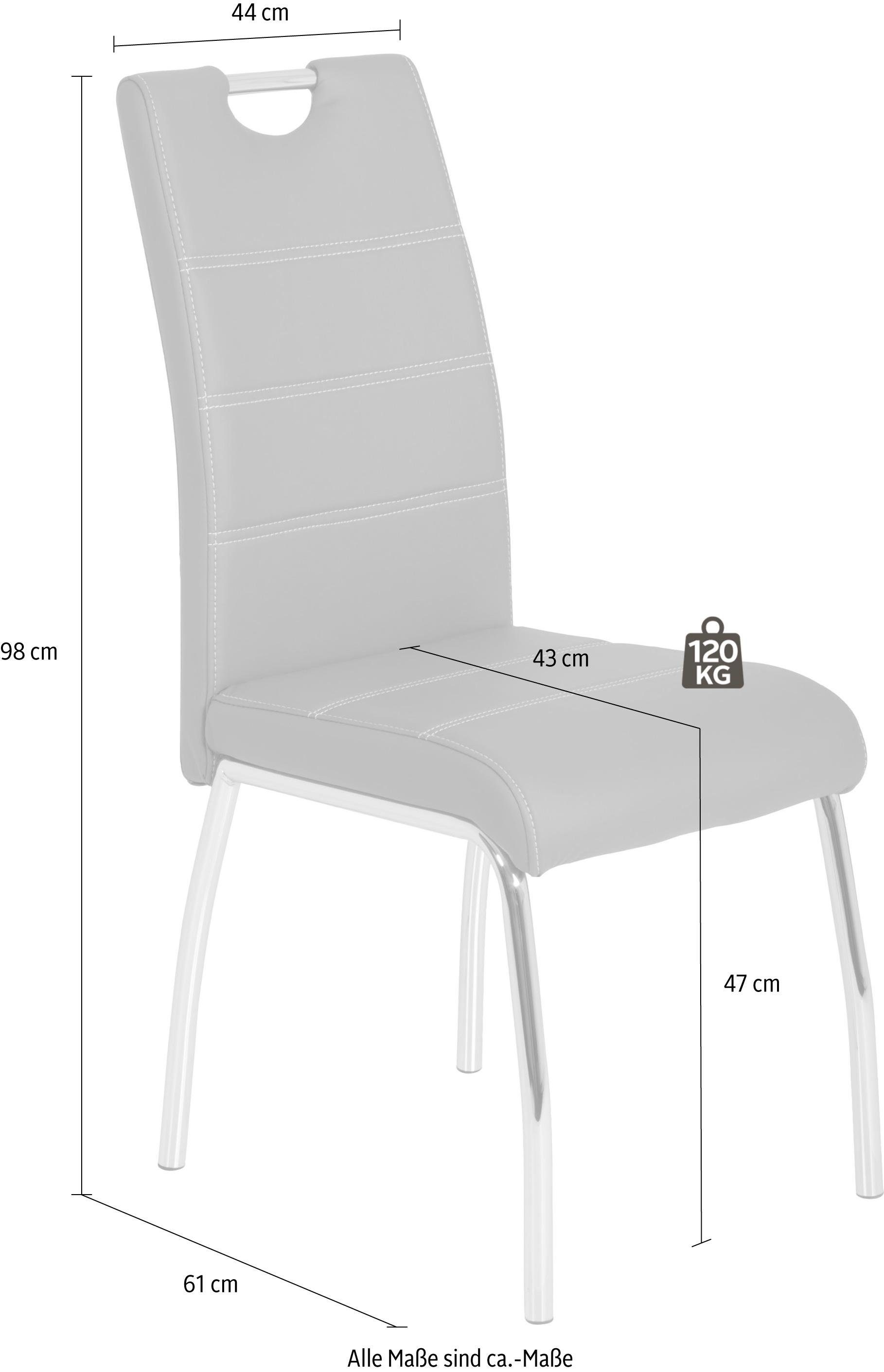 HELA Stuhl Susi (Set, 2 St), 2 oder 4 Stück, mit Griff