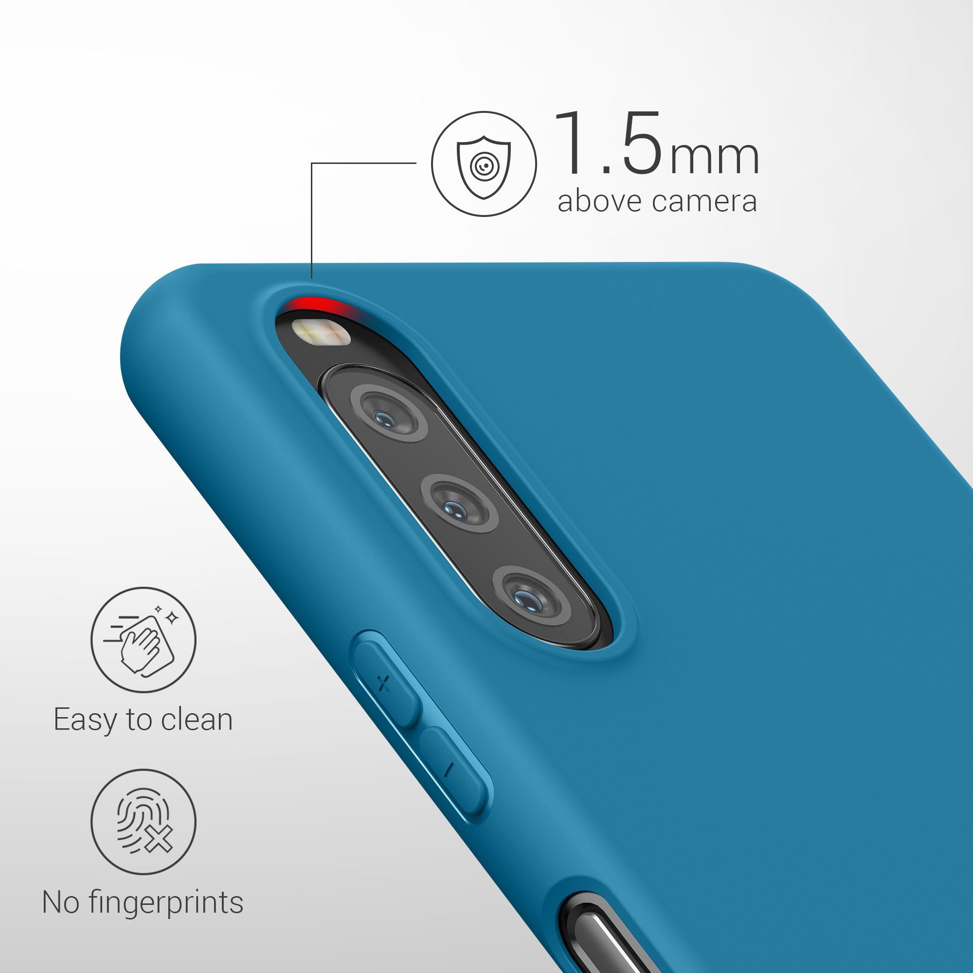 kwmobile Handyhülle Hülle für Sony Xperia 10 III, Hülle Silikon - Soft Handyhülle - Handy Case Cover
