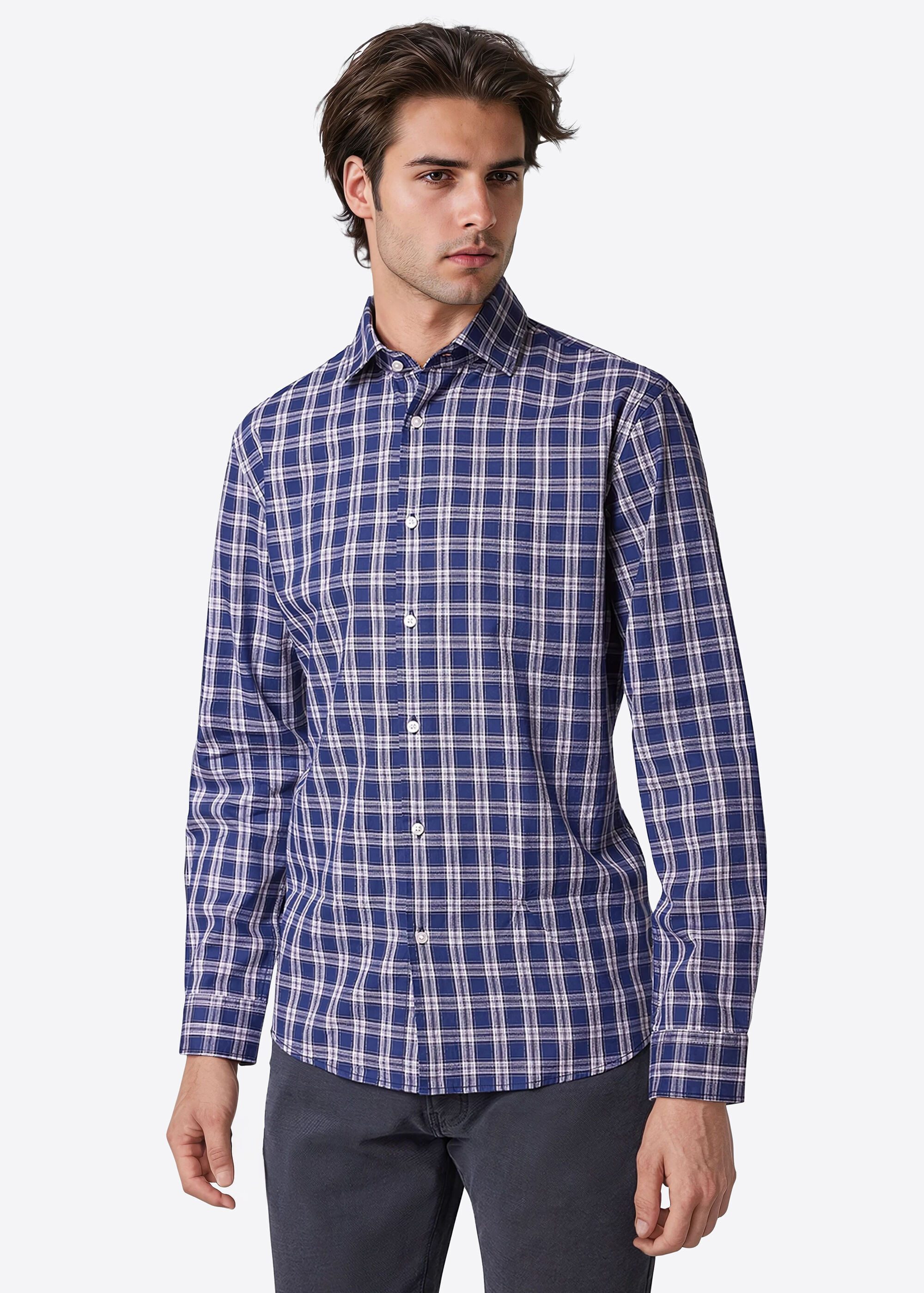 Pierre Cardin Karohemd im Karo-Design günstig online kaufen