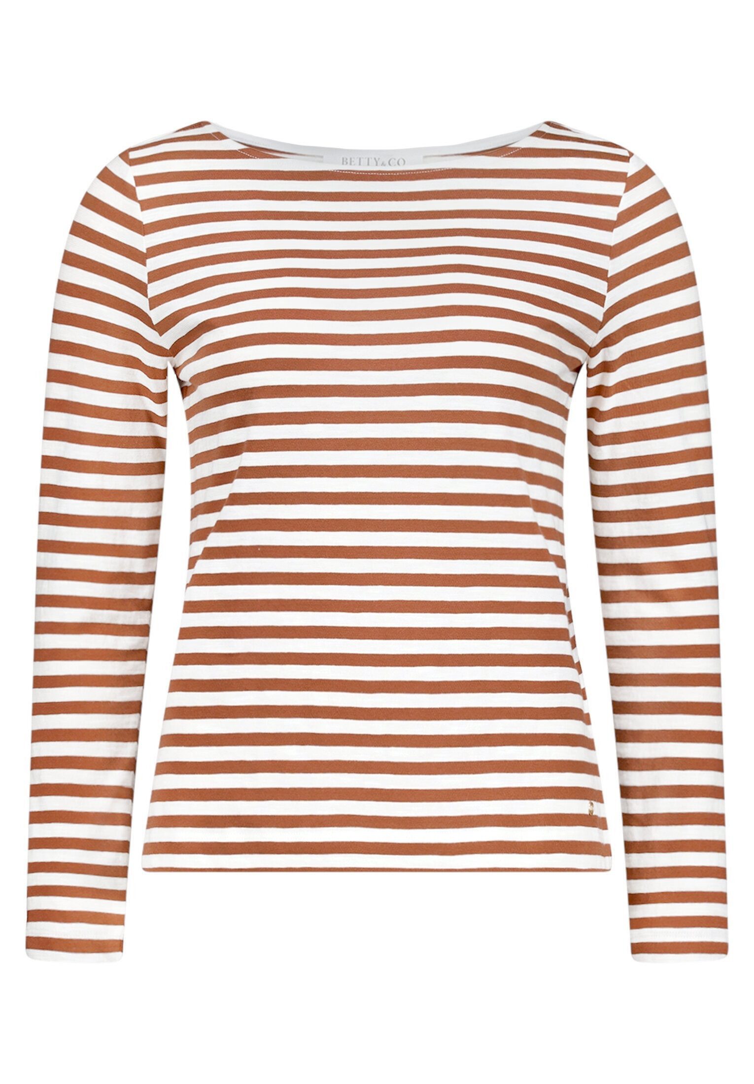 Betty&Co Kurzarmshirt Damen mit U-Boot-Ausschnitt (1-tlg)