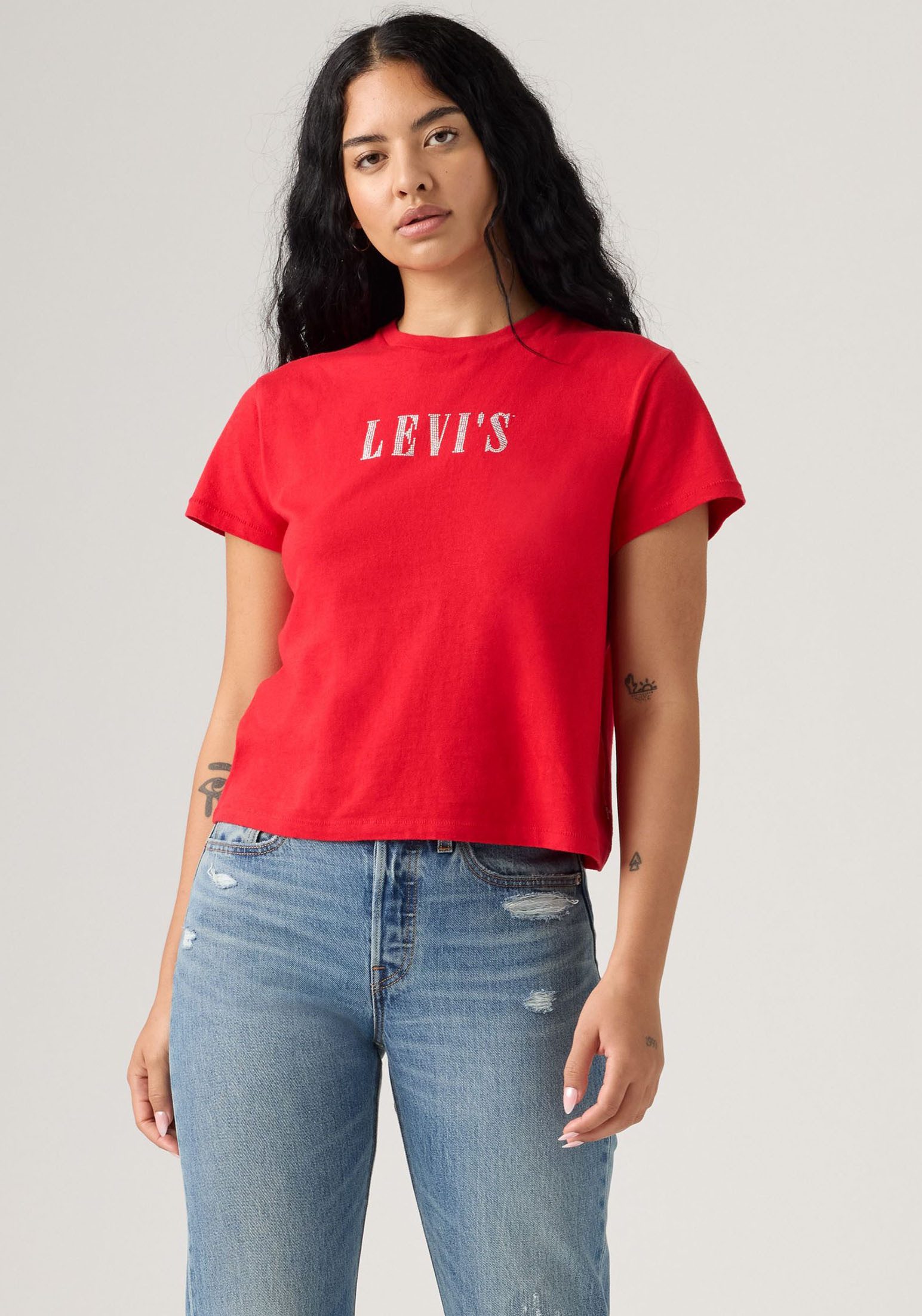 Levi's® T-Shirt GRAPHIC CLASSIC T Glitzerne Applikation