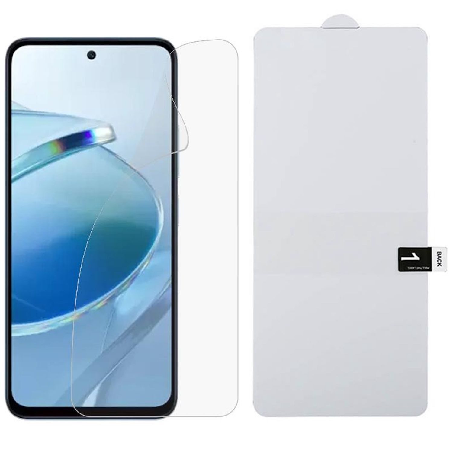 Wigento Handyhülle Für Xiaomi Redmi 15C 5G / 4G Screen Hydrogel Display Schutz Folie, Vollbildschutz, Explosion-proof Hydrogel-Film