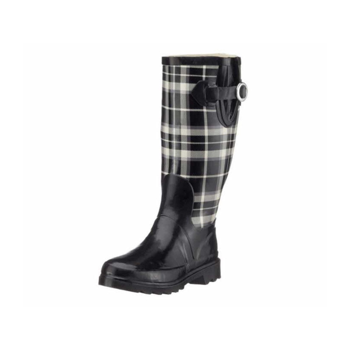 Gummistiefel für Damen in schwarz Stiefel