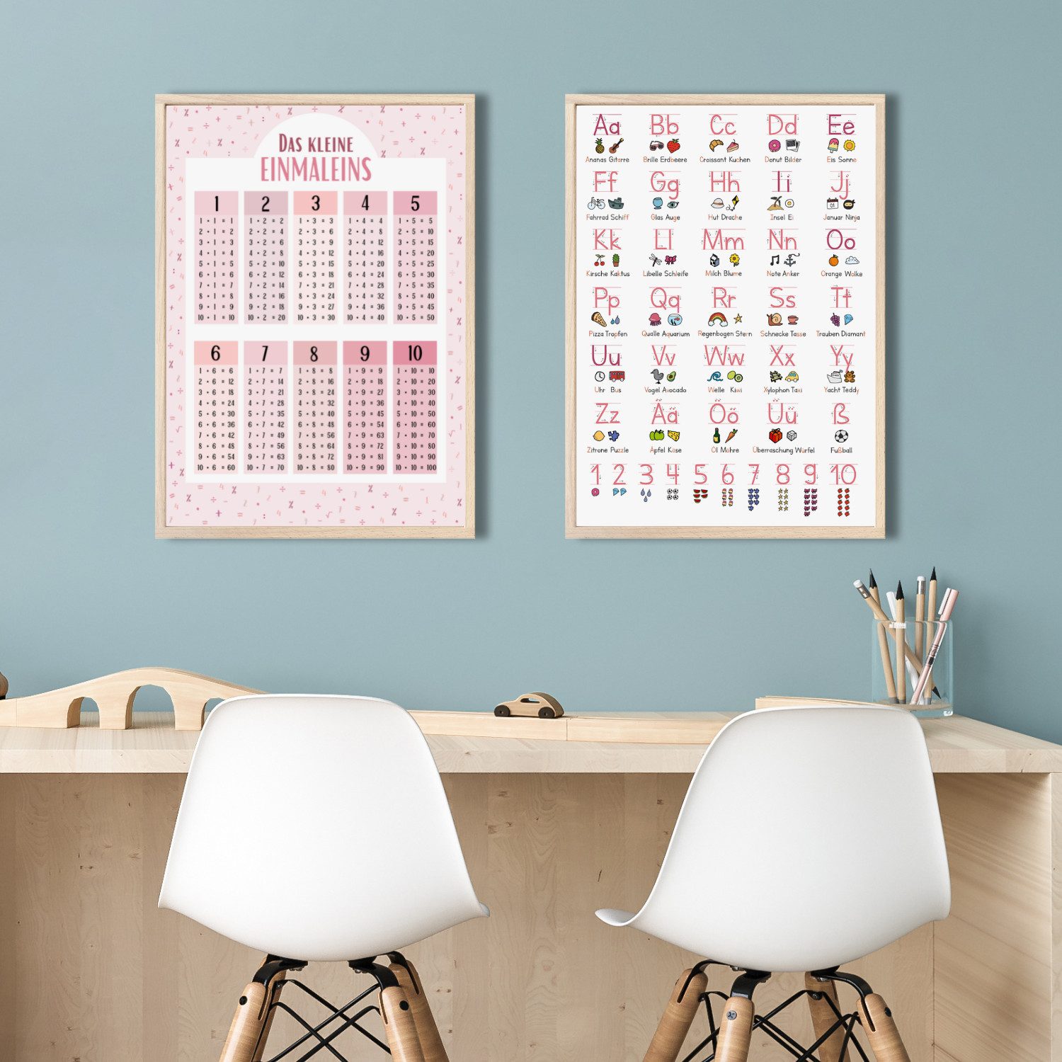 MeinBaby123® Poster 1x1, Einmaleins Trainer, Lernposter günstig online kaufen