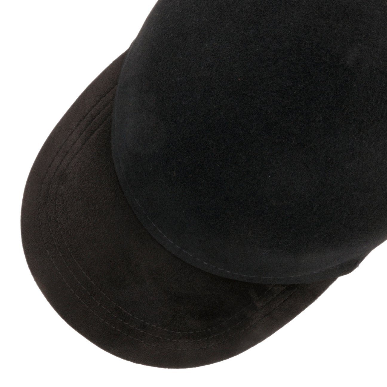 Kangol Baseball Cap (1-St) schwarz in Metallschnalle, USA Made Basecap