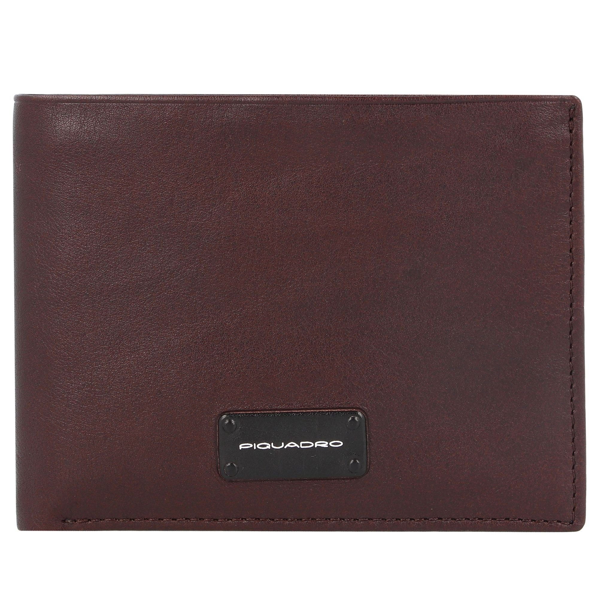 Piquadro Geldbörse Harper, Leder dark brown