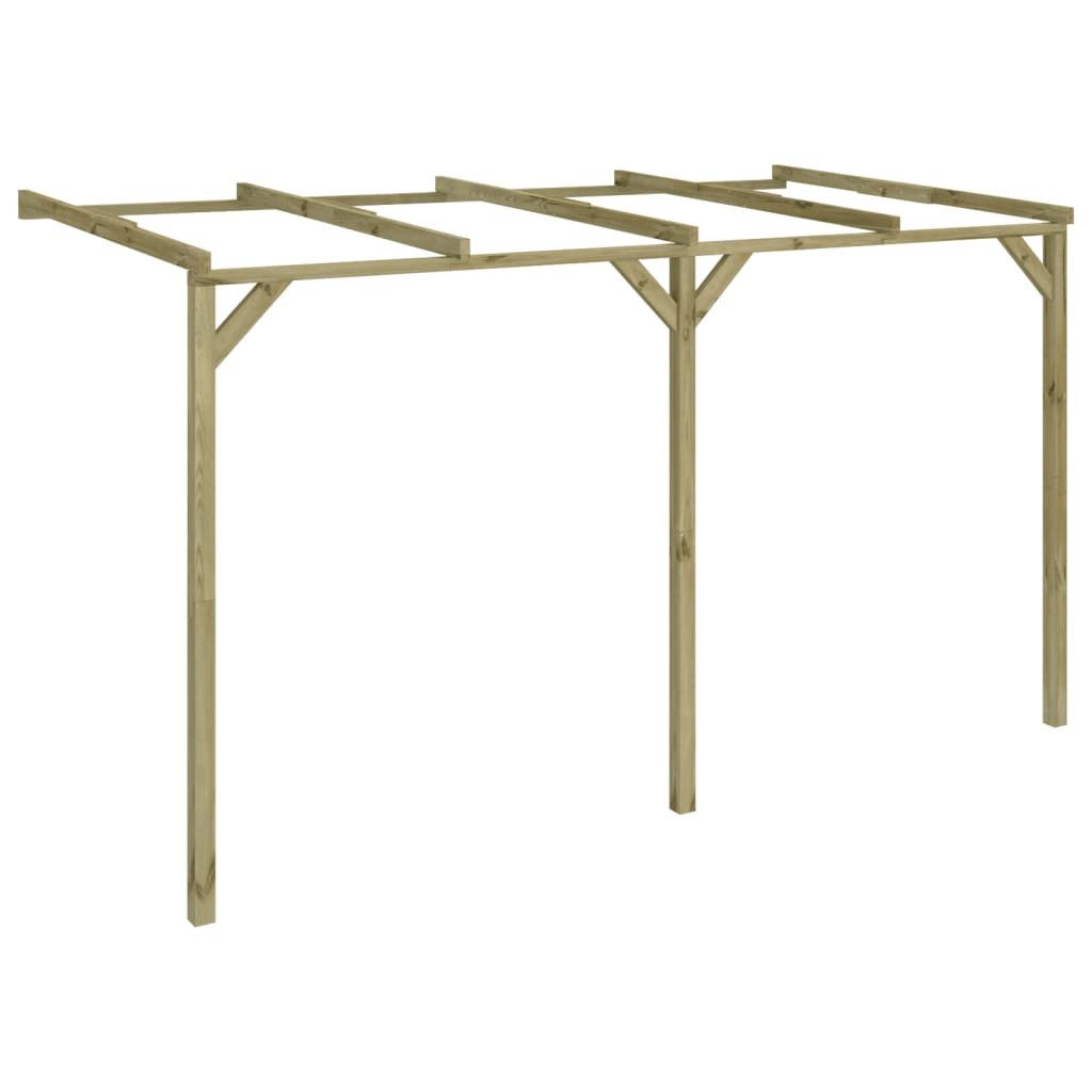 vidaXL Pergola Terrassen-Pergola 2x4x2,2 m Holz, BxTxH: 200x400x220 cm, (1-tlg)