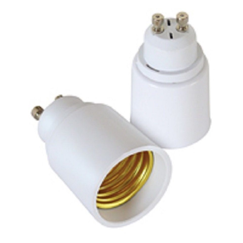 Provance Lampenfassung Sockeladapter auf Lampensockel GU10 E27 Adapter
