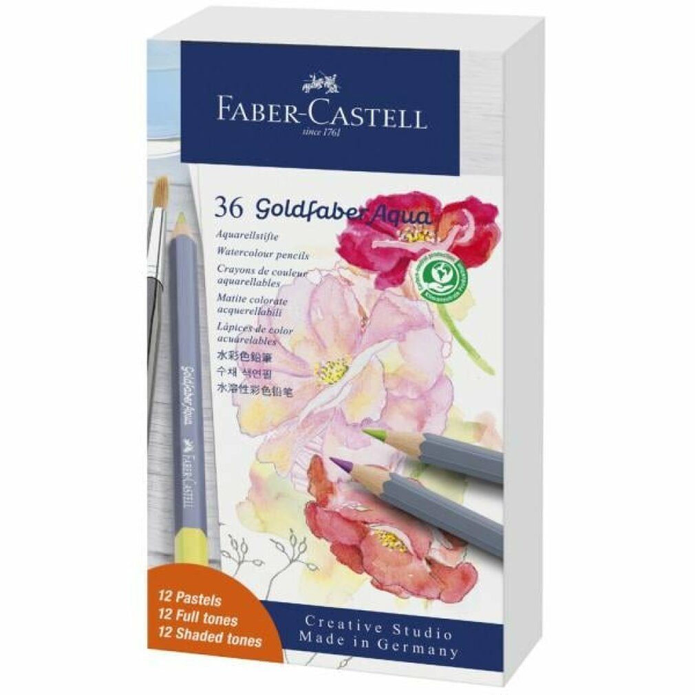 Faber-Castell Buntstift Goldfaber Aqua Aquarellstifte farbsortiert