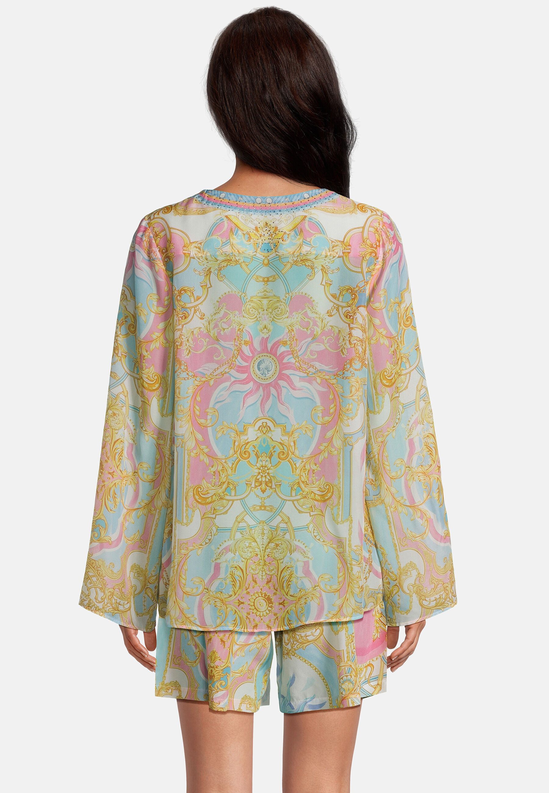 Princess goes Hollywood Langarmbluse aus Seide