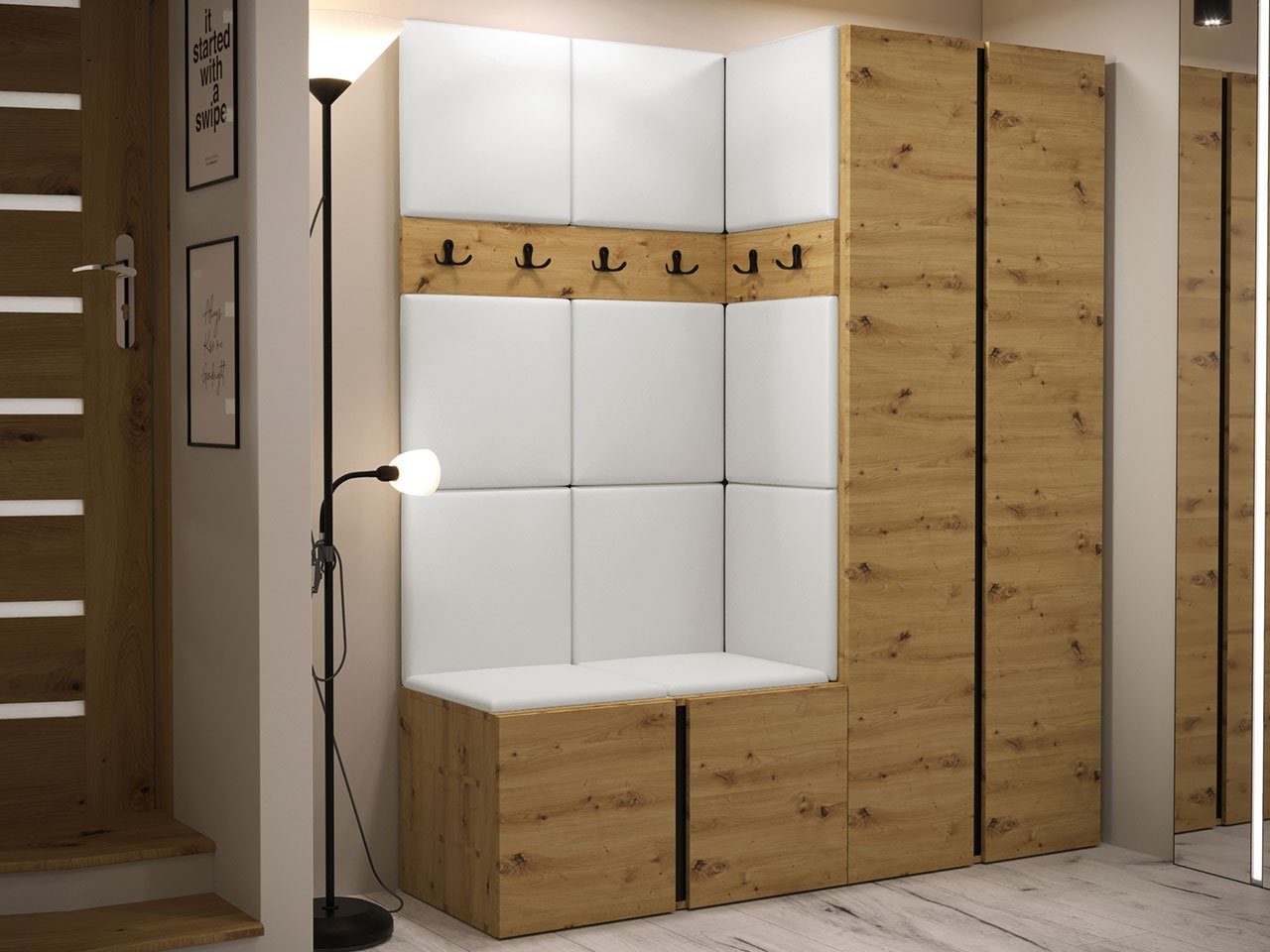 MIRJAN24 Garderoben-Set Orion III, (Komplett-Set, Kleiderschrank, günstig online kaufen