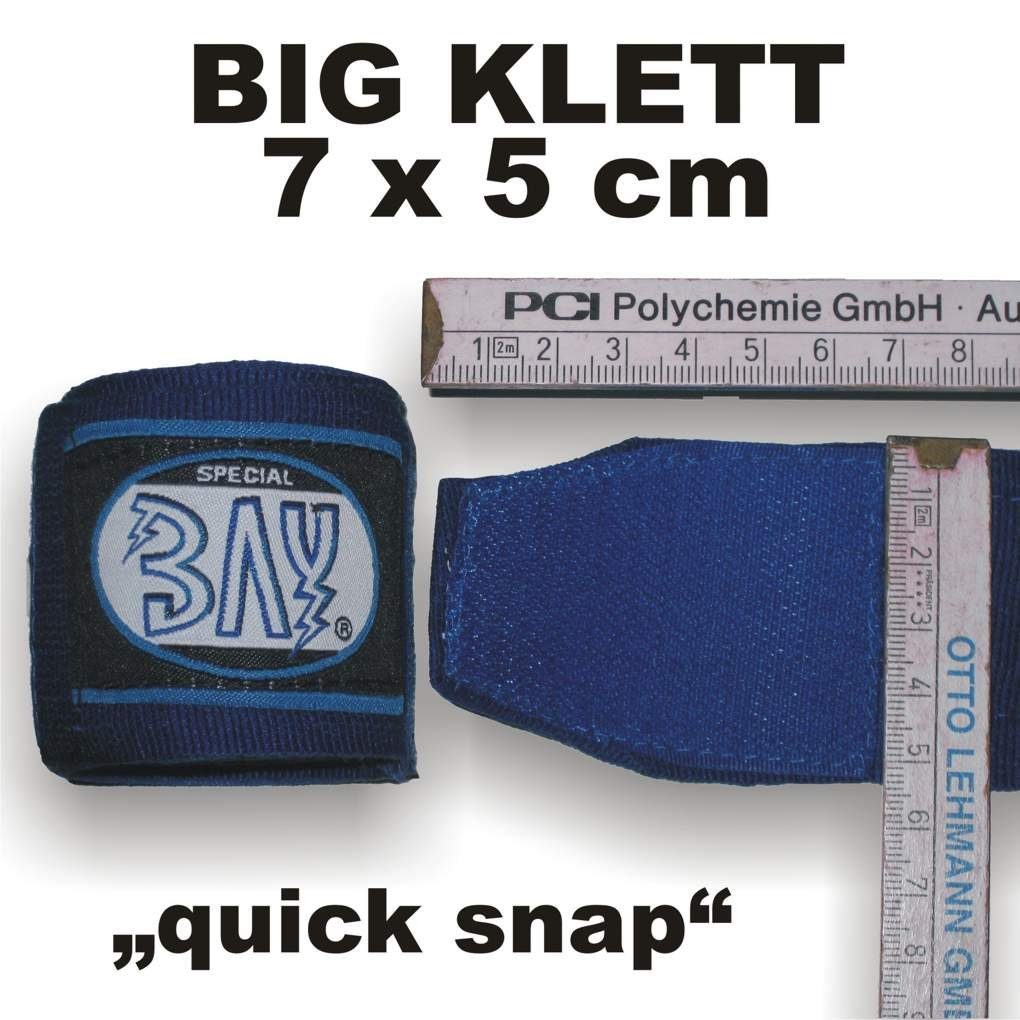 Totenkopf Boxbandagen BAY-Sports Handbandagen blau Boxen Box-Bandagen