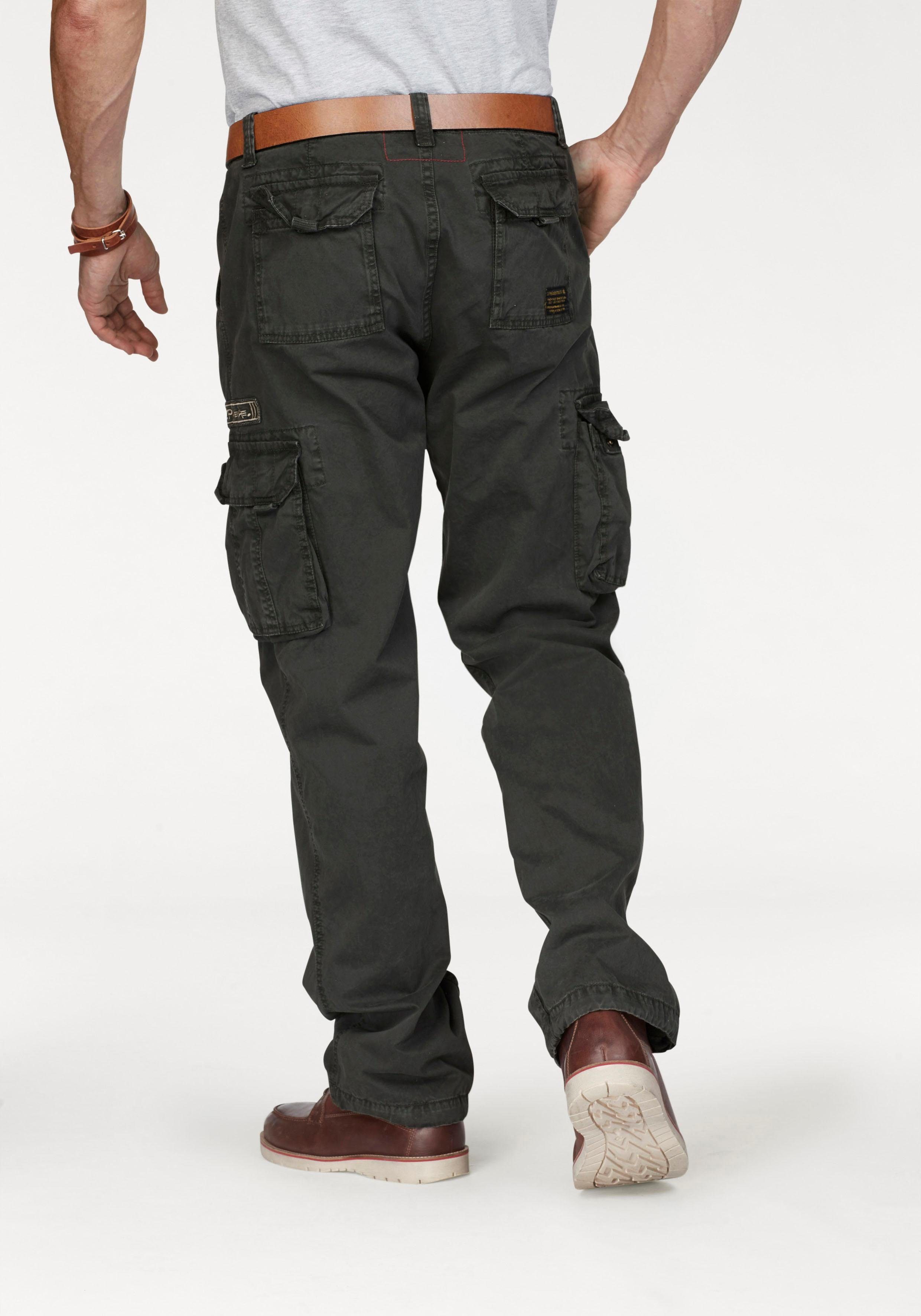 Alpha Industries Cargohose Jet Pant mit seitlichen Cargotaschen und Kordelz günstig online kaufen