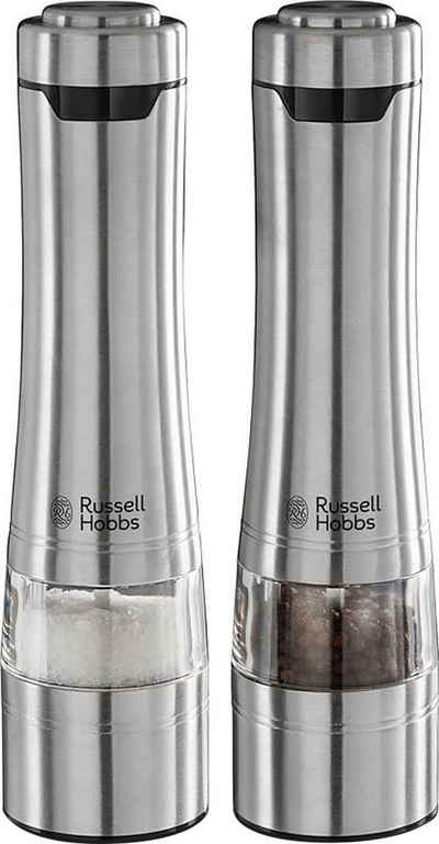 RUSSELL HOBBS Salz-/Pfeffermühle 23460-56, Classics elektrisch, Keramikmahlwerk für getrocknete Gewürze & Kräuter