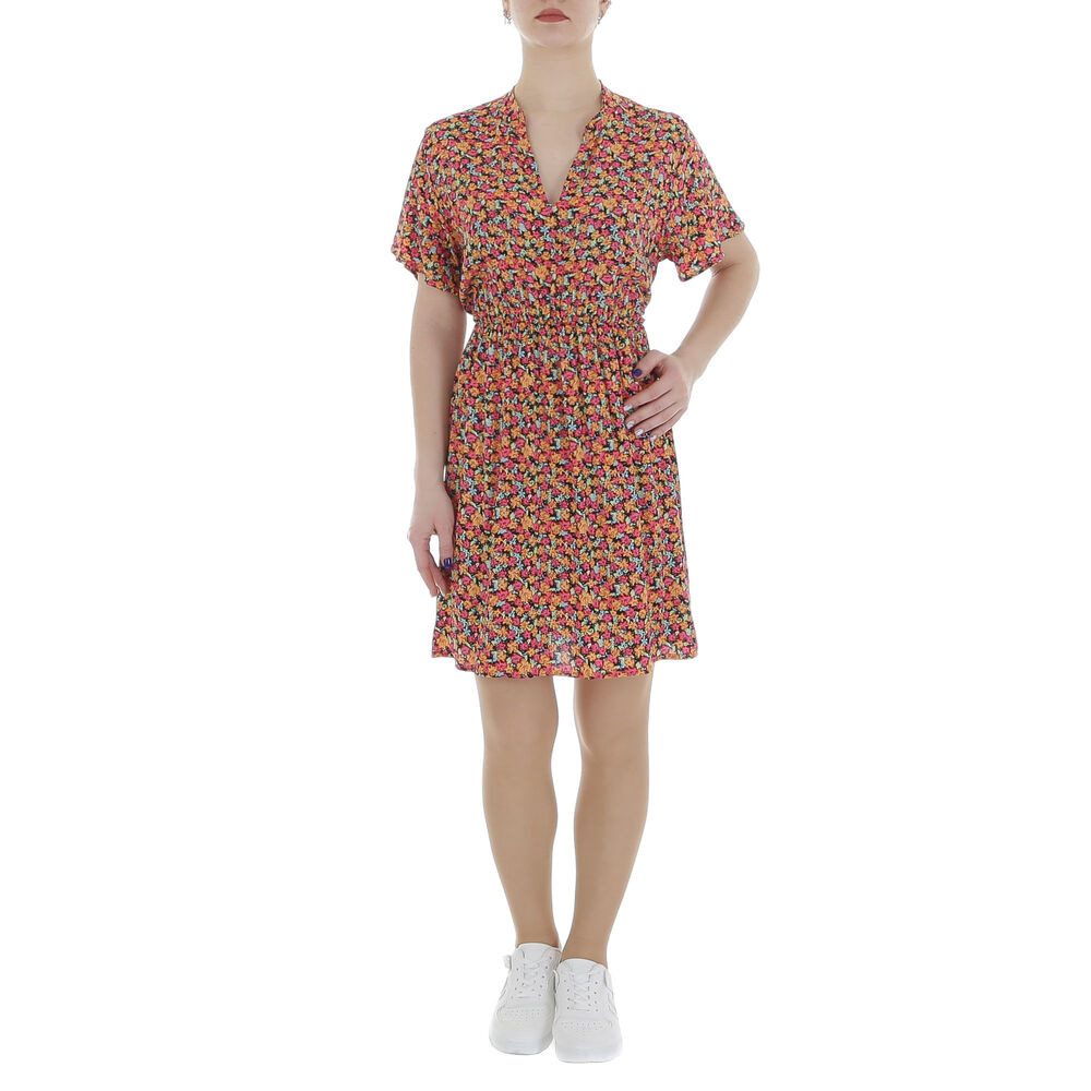 ITAL-DESIGN Sommerkleid Damen Freizeit (85987194) Print Minikleid in Schwarz mehr