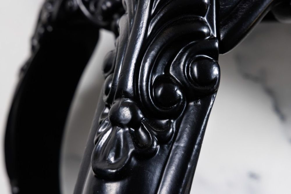 LebensWohnArt KINGDOM schwarz Konsolentisch Konsole Barocke 110cm