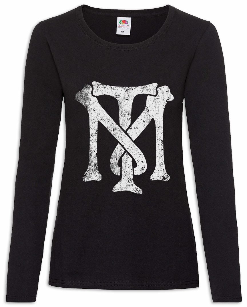 Langarmshirt Tony Montana Logo Damen Langarmshirt Tm Symbol Mobster Scarface Kuba