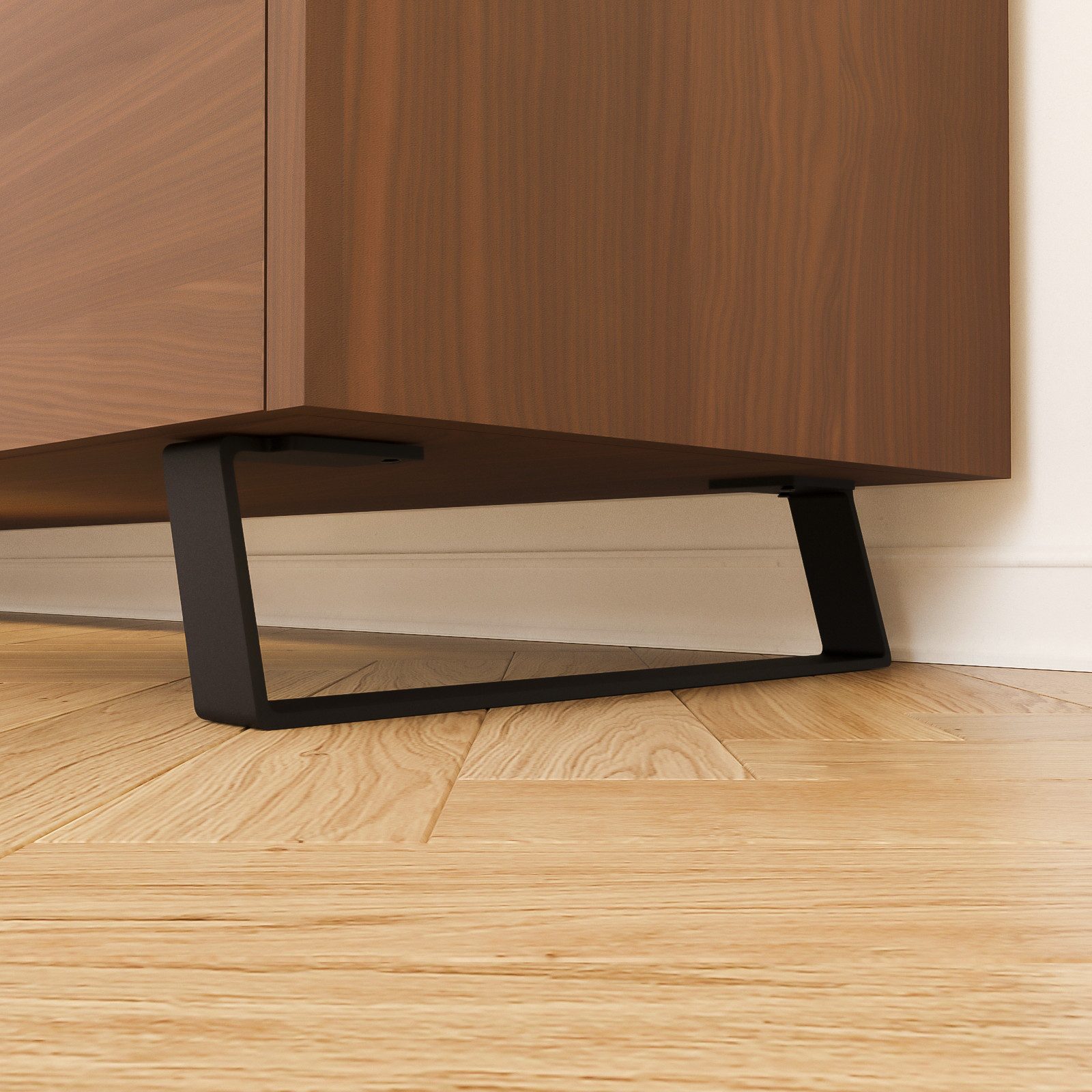 HEVVA Möbelfuß Möbelfüße MAILAND - 7 Größen 20-50 cm - Kommodenbeine, Sideboardfüße, (Set-Option: Sie können ein Set von 2 Möbelfüßen kaufen)