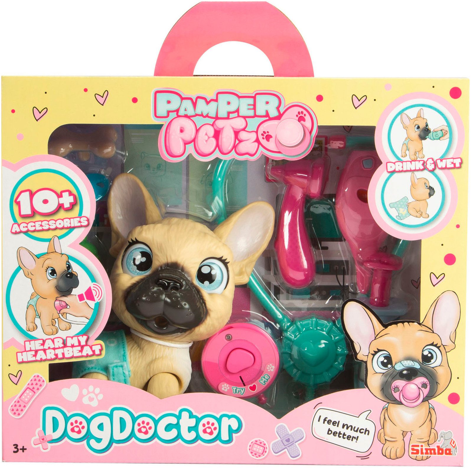 SIMBA Spielfigur Pamper Petz Dog Doktor, (Set, 10-tlg)