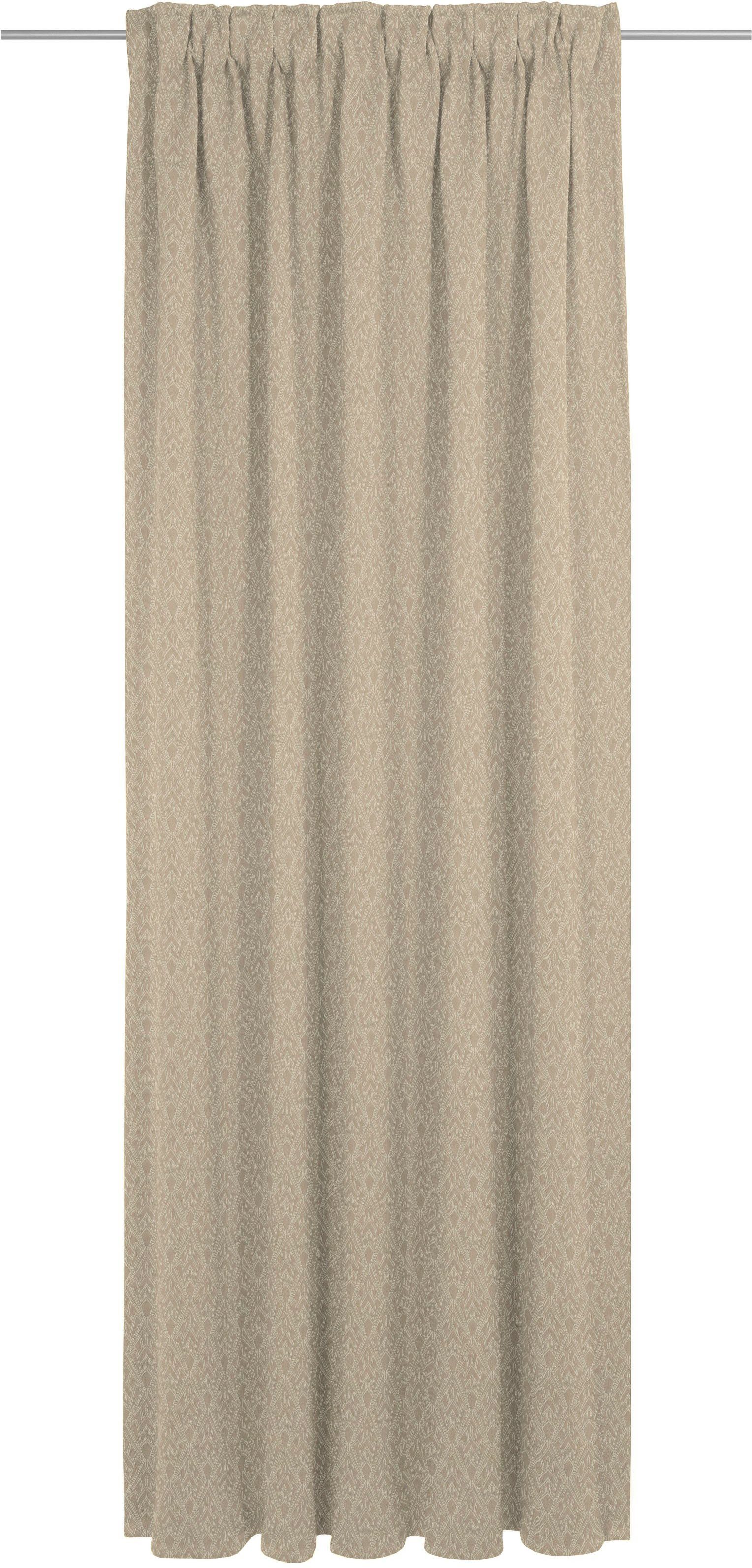 Adam Vorhang Urban Cactus (1 St), Multifunktionsband, blickdicht, Jacquard, aus 100% Bio-Baumwolle