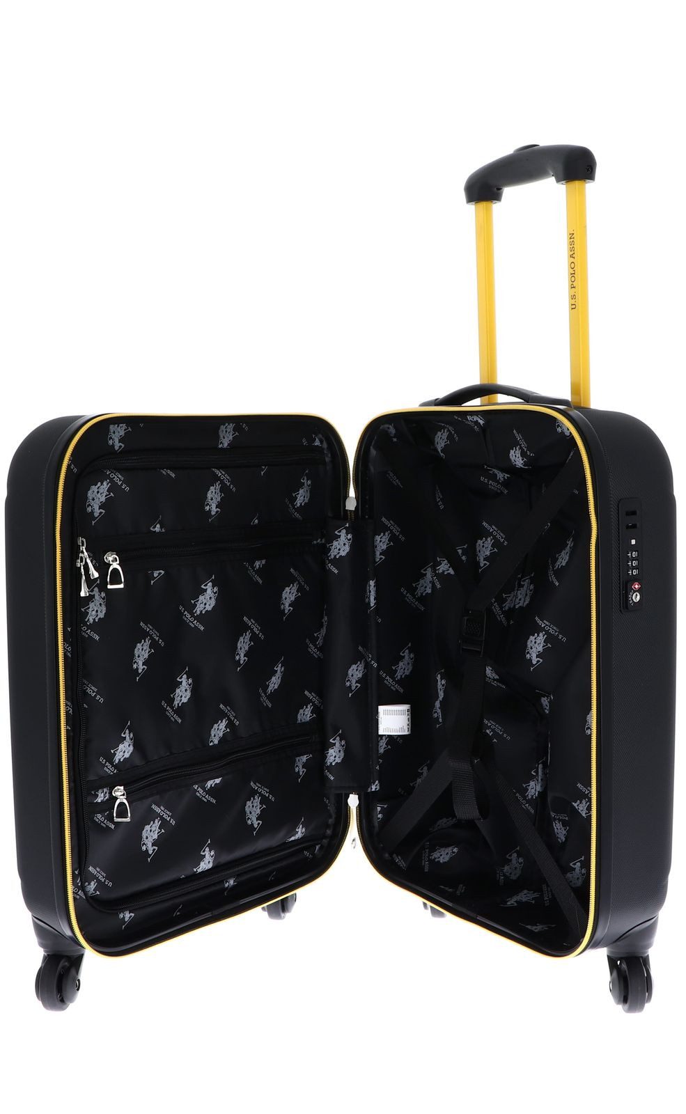 U.S. Polo Assn. Hartschalen-Trolley Hard Trolley, 4 Rollen
