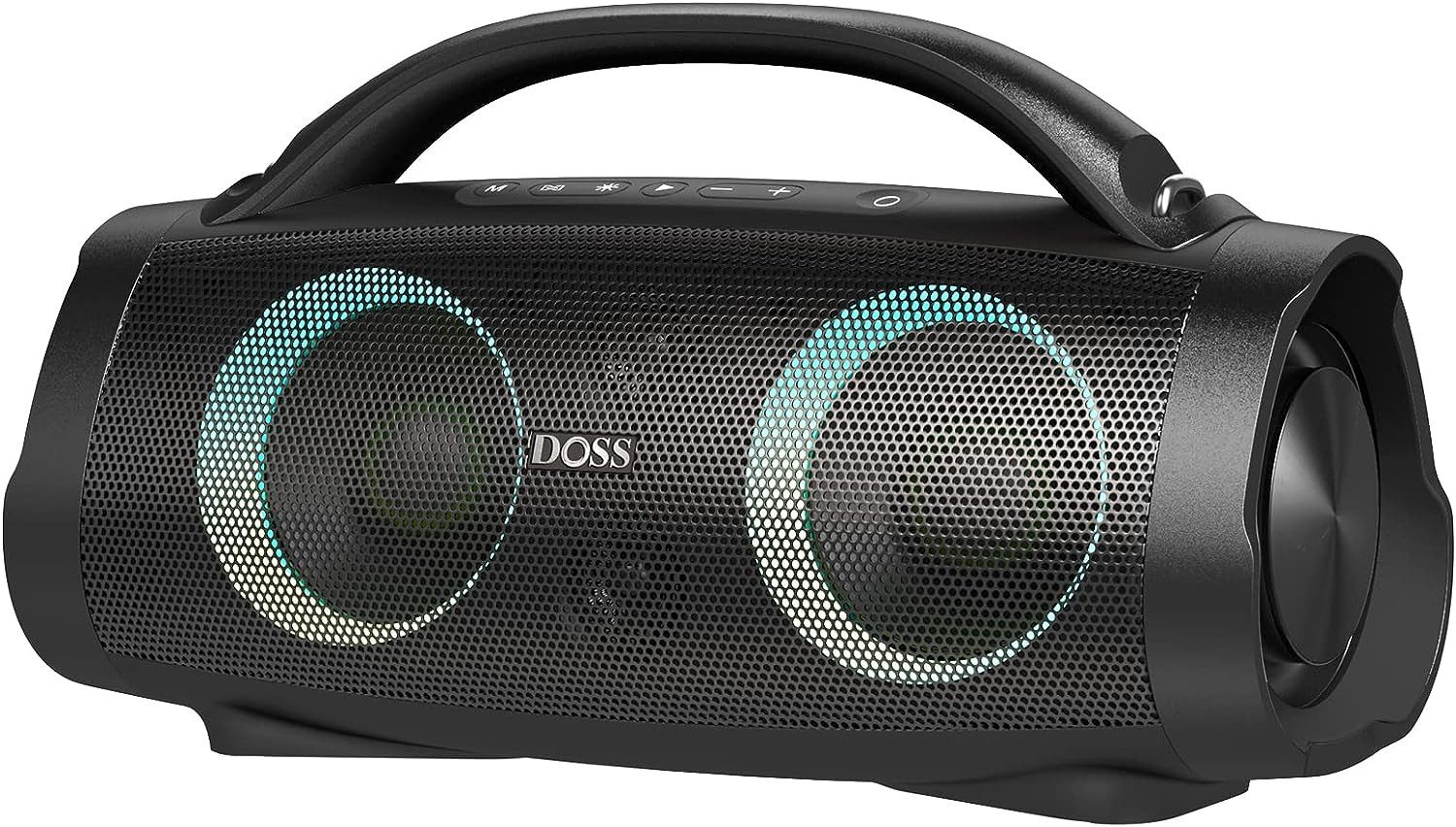 DOSS Bluetooth Lautsprecher, Extreme Boom+ Musikbox Bluetooth mit 100W Bluetooth-Lautsprecher