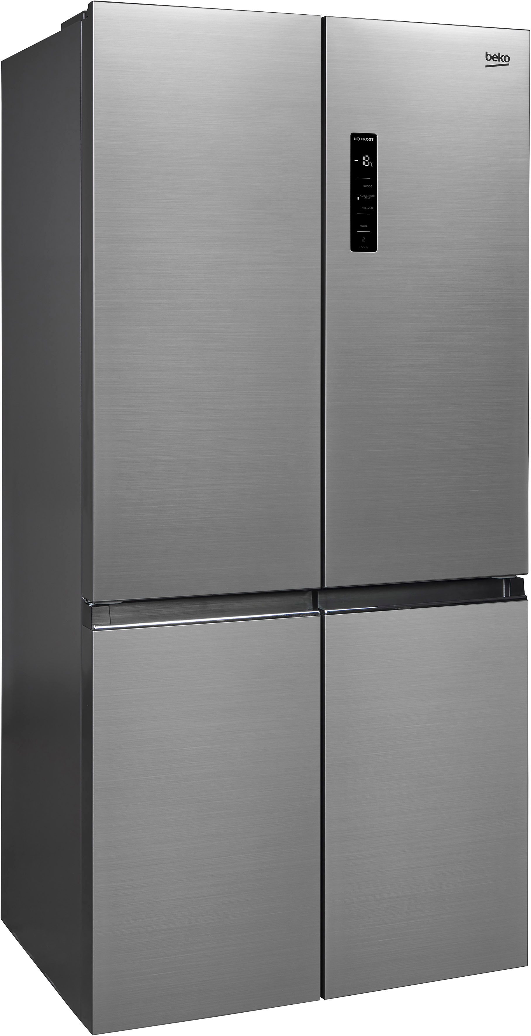 BEKO Side-by-Side GNO52223MXPN, 190 cm hoch, 90,9 cm breit