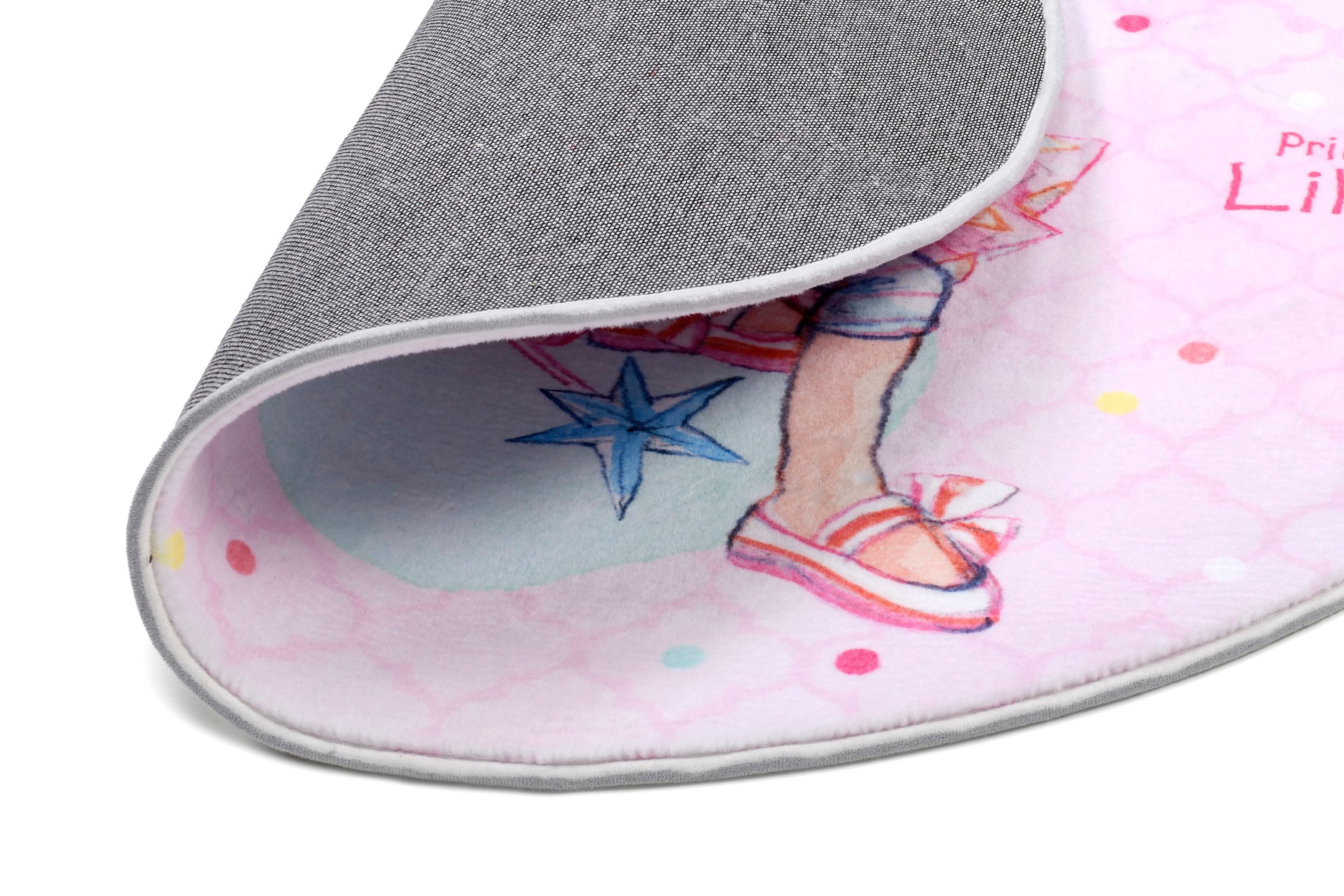 Prinzessin Lillifee Kinderteppich Prinzessin Lillifee soft rosa rund, rund, Höhe: 10 mm
