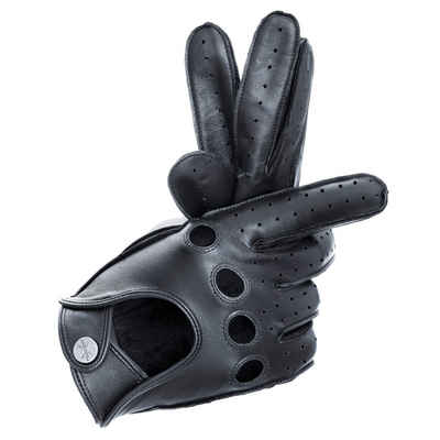 PEARLWOOD Lederhandschuhe Autofahrerhandschuhe, sicherer Griff bei feuchten Händen