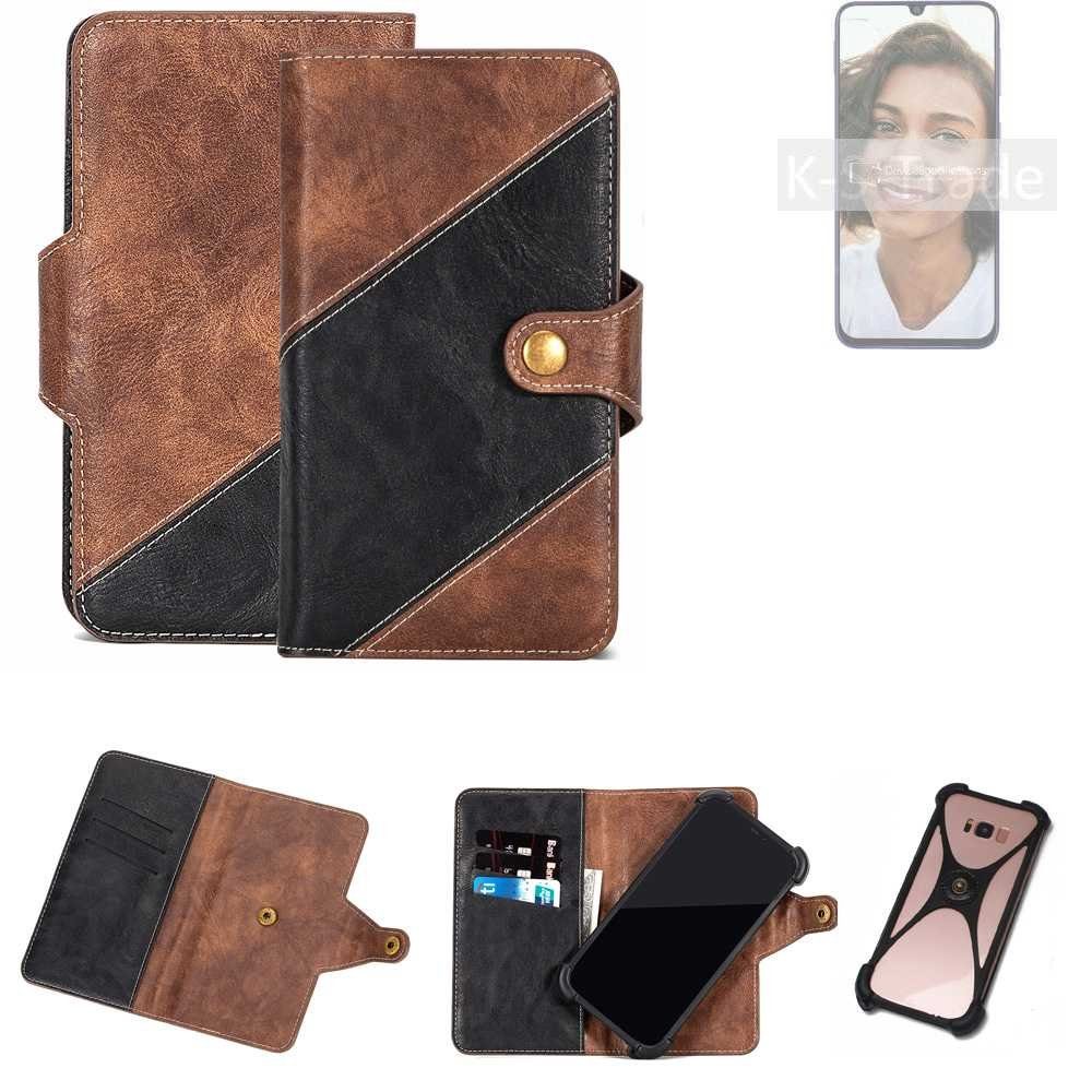 K-S-Trade Handyhülle für Samsung Galaxy M21, Handyhülle Schutzhülle Bookstyle Case Klapphülle Cover Hülle