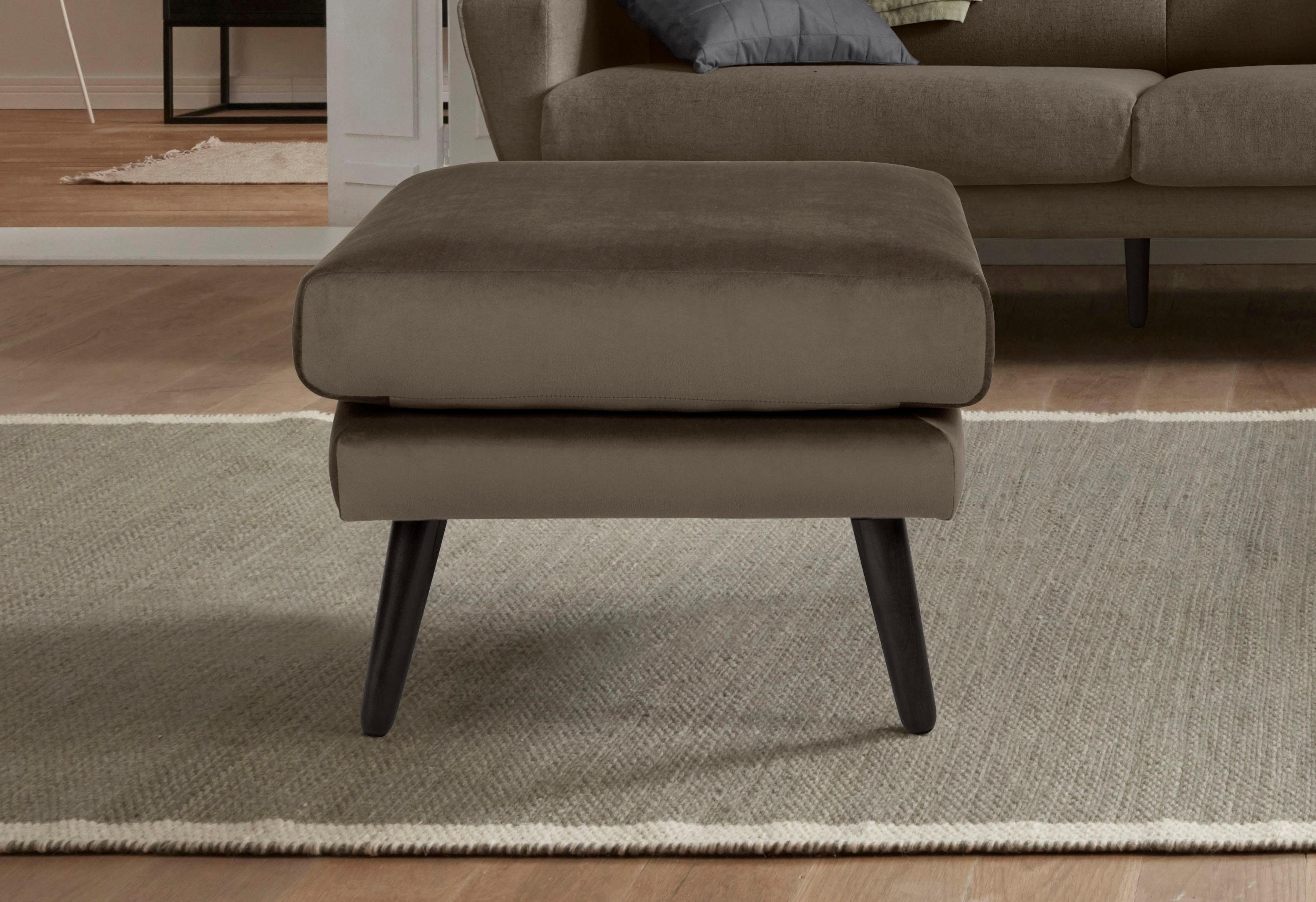 andas Hocker Bille, mit Eiche-Beinen, Design günstig online kaufen