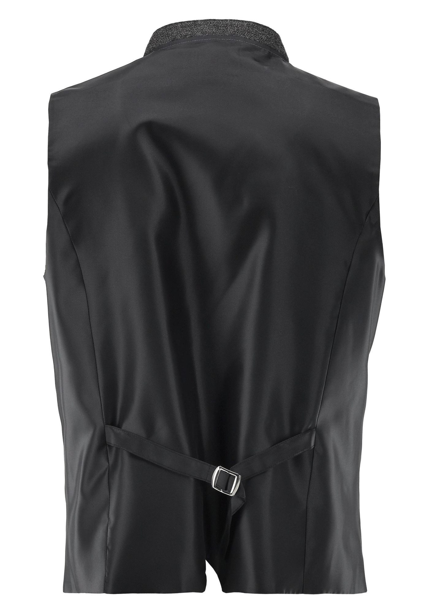 OS Trachten Trachtenweste Teger Rautenmuster, Slim Fit, Stehkragen, 3 Leistentaschen