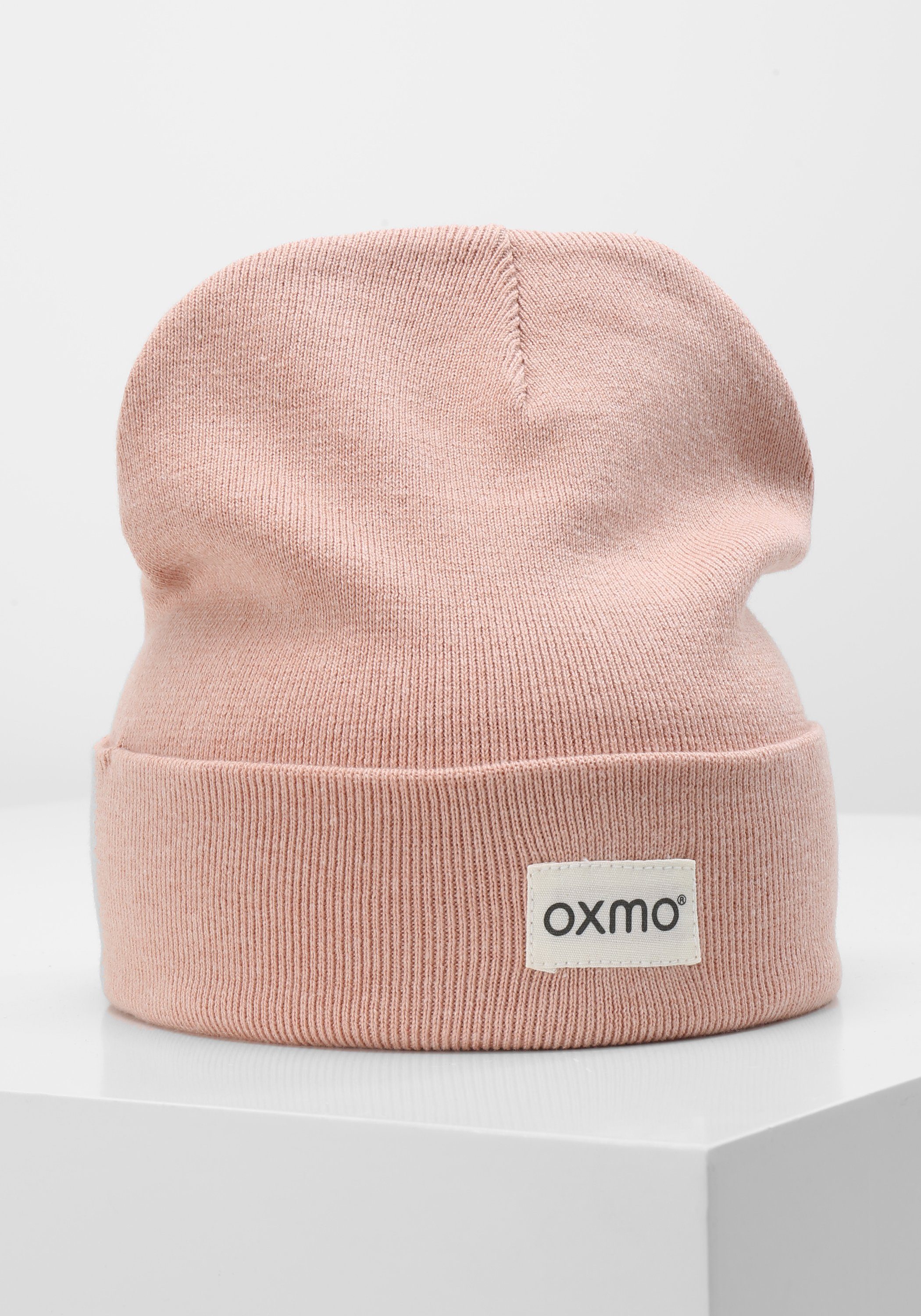 OXMO Beanie OXBiene Strickmütze mit Logobadge