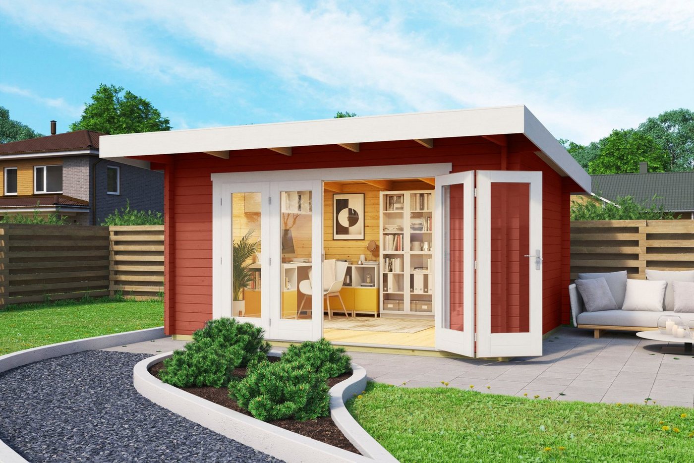 Thumbnail - LASITA MAJA Gartenhaus SUSSEX, BxT: 410x320 cm, (Set, inkl. Fussbodenbretter zum verlegen)