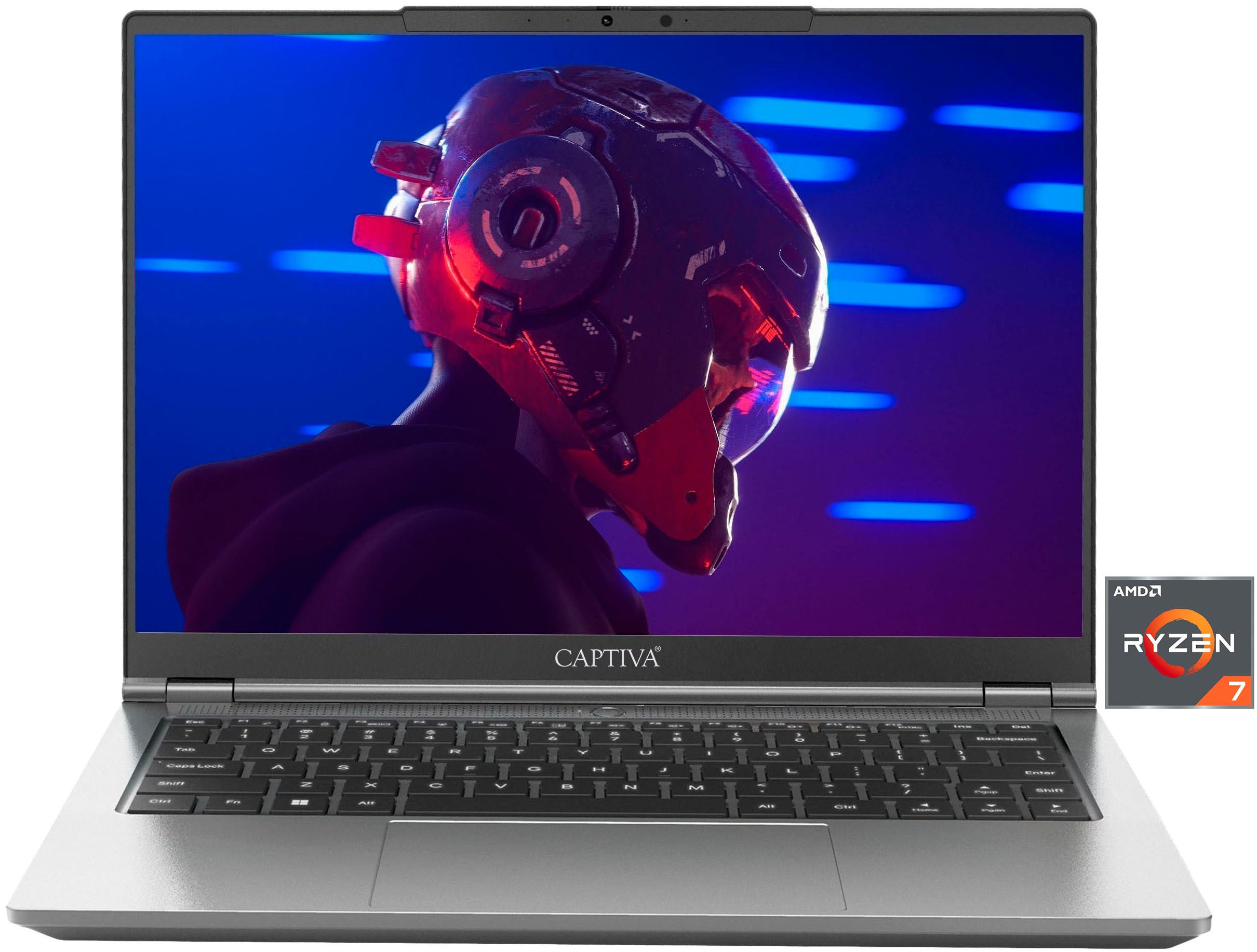 CAPTIVA Business/Office I10-1355GE Business-Notebook (35,6 cm/14 Zoll, AMD Ryzen 7 255, Radeon 780M, 64 GB, 2000 GB SSD)