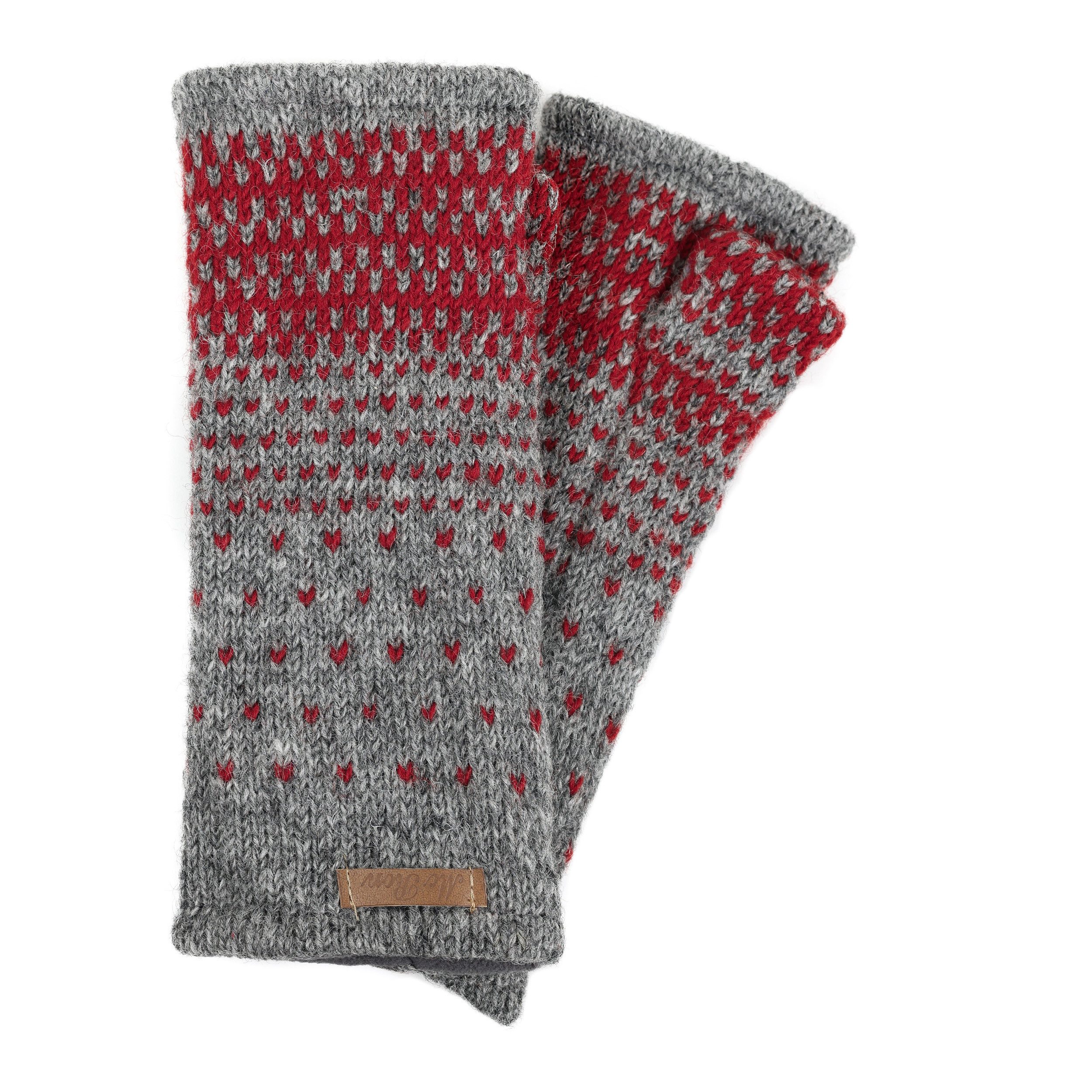 McRon Armstulpen Pulswärmer Modell Ida mit Daumen, mit hohem Schurwoll-Ante günstig online kaufen