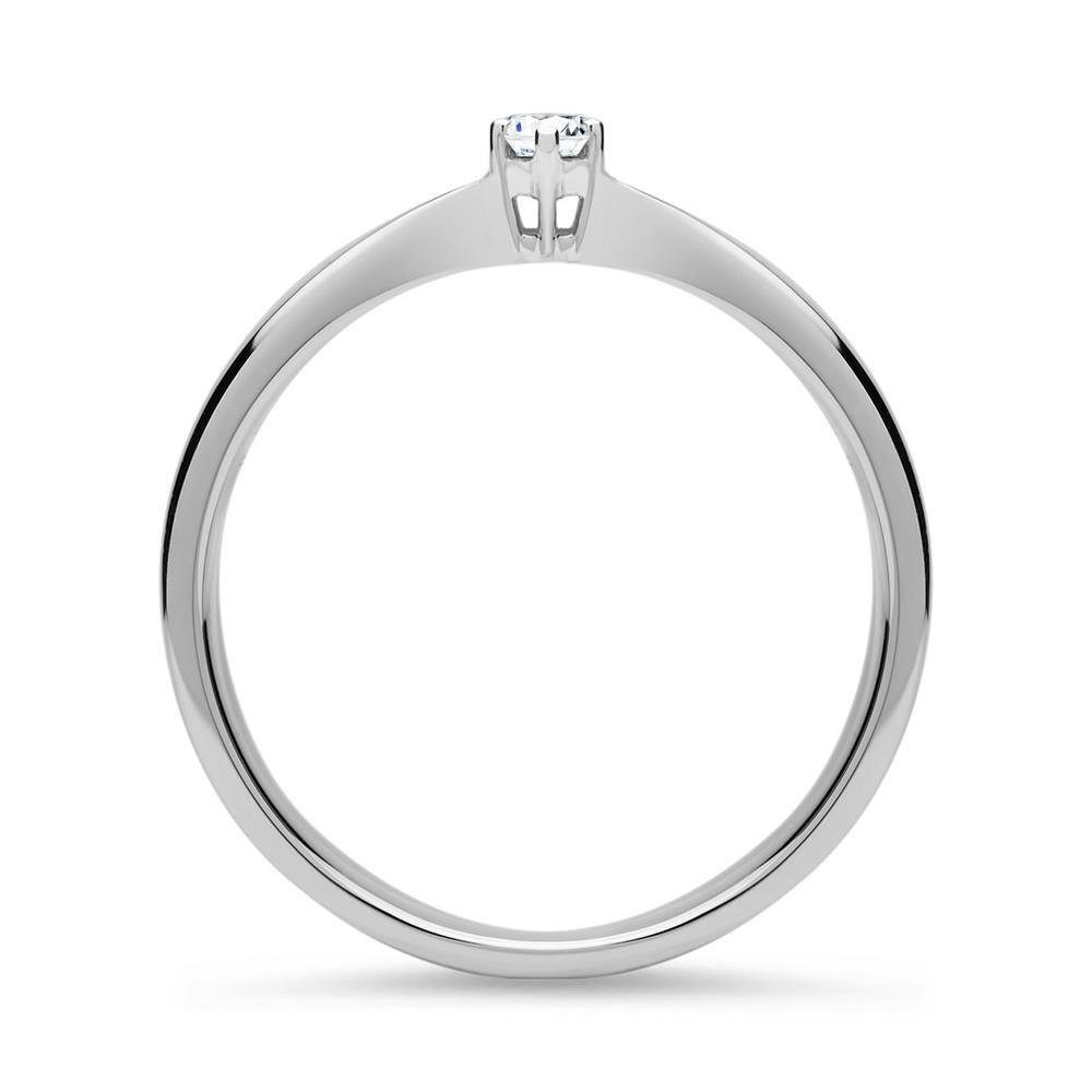 Unique Verlobungsring Verlobungsring Wei...