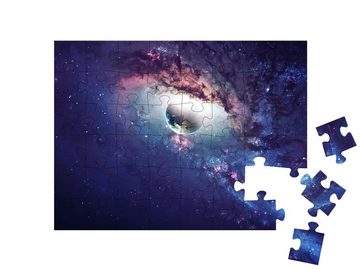 puzzleYOU Puzzle Planeten, Sterne und Galaxien im Weltraum, 48 Puzzleteile, puzzleYOU-Kollektionen Weltraum, Universum, Astronomie