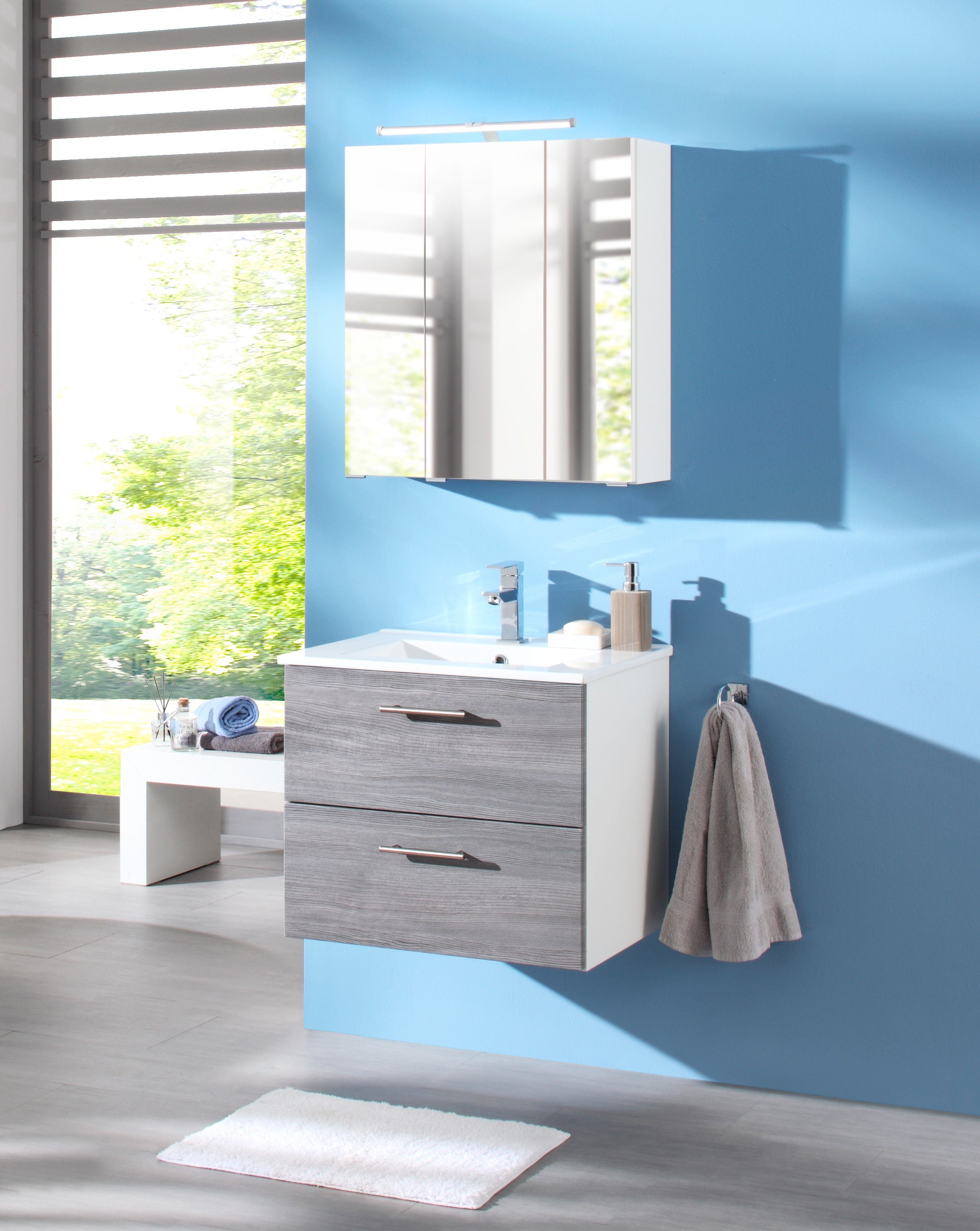 welltime Waschtisch Trento in verschiedenen Ausführungen inkl. Waschbecken, günstig online kaufen