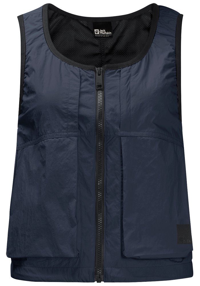 W VEST Wolfskin LIGHTSOME Jack night-blue WANDER Funktionsweste