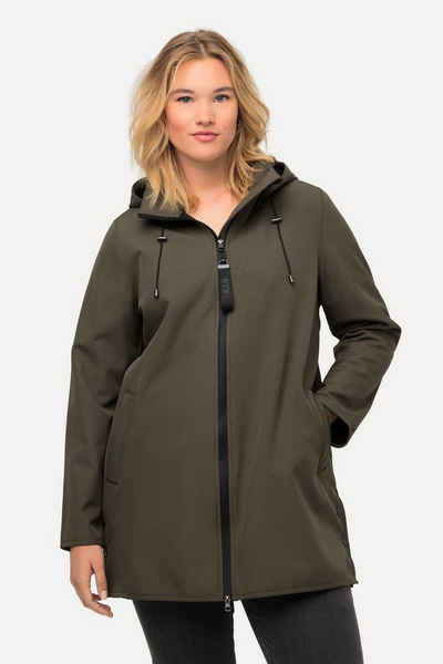 Ulla Popken Parka HYPRAR Softshelljacke Fleecefutter wasserabweisend