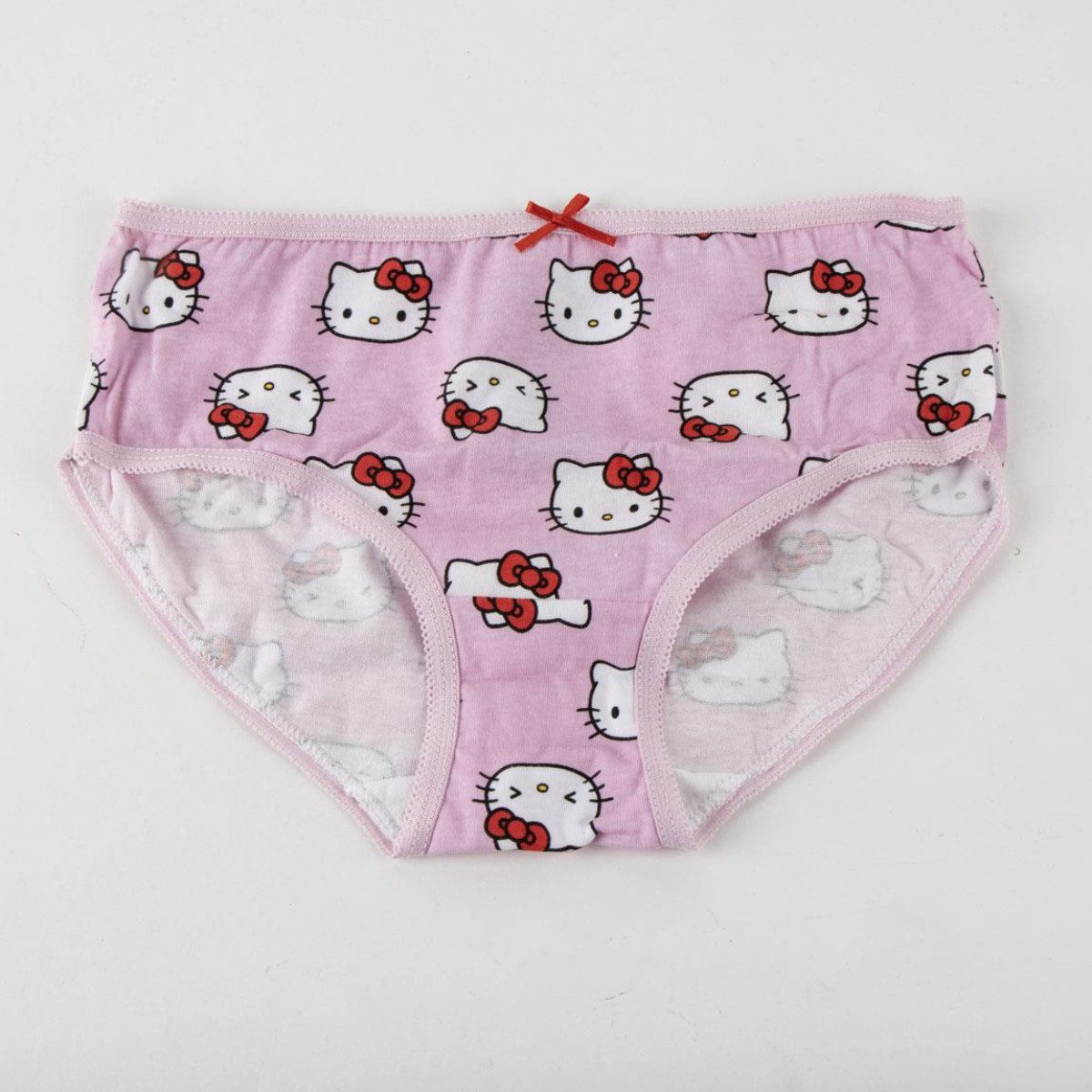 Hello Kitty Slip Kinder 5'Er Unterwäsche Set Mädchen 100% Baumwolle (5-St) – Bild 3 von 5