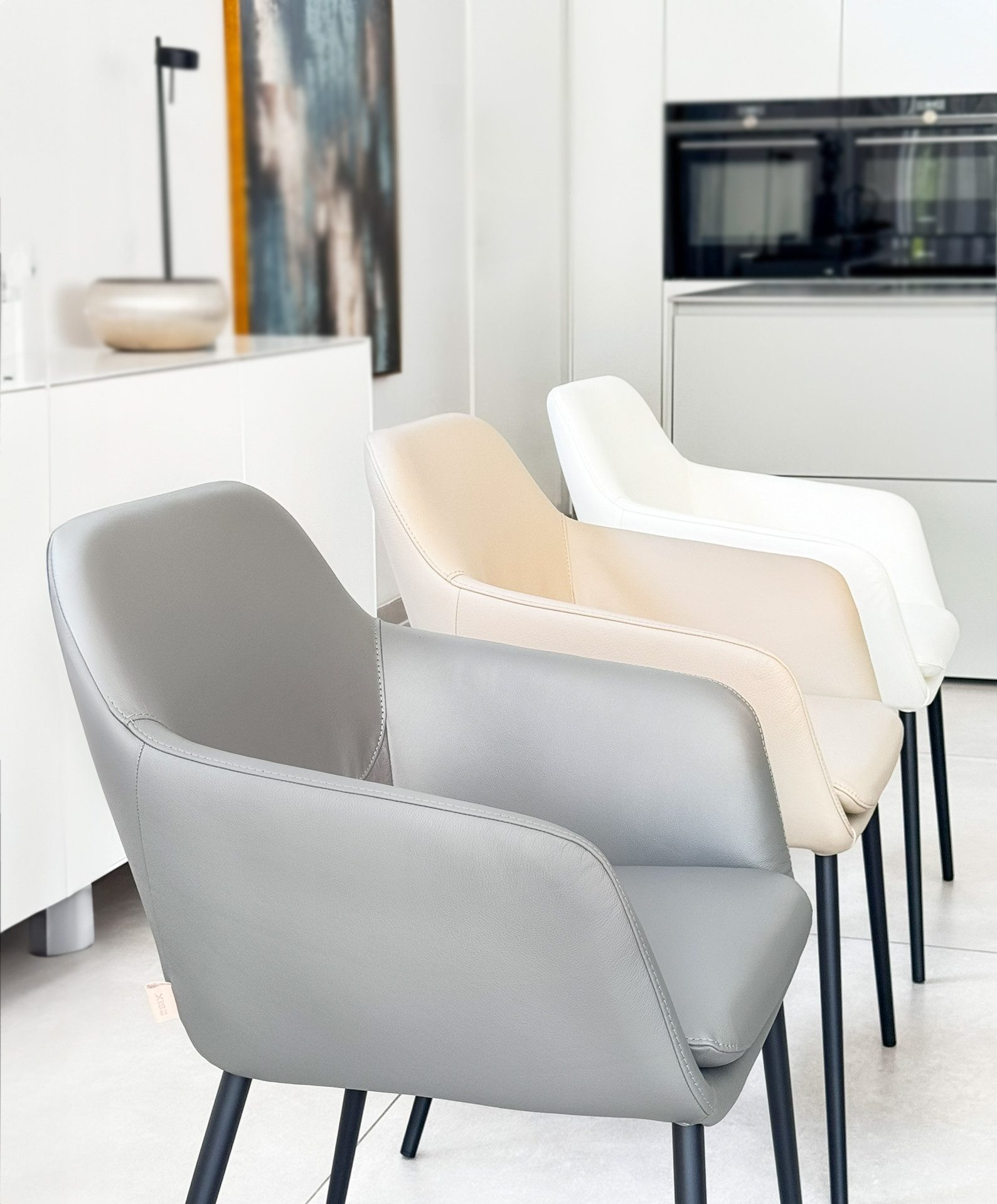 SIX Stuhl SIX Esszimmerstuhl Miyos Echtleder günstig online kaufen